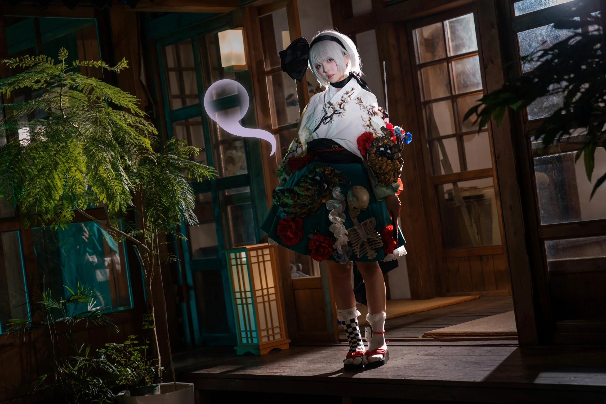 【魂魄妖梦cos】在东方Project的日式庭院中演绎幽玄剑意 - 第 4 张
