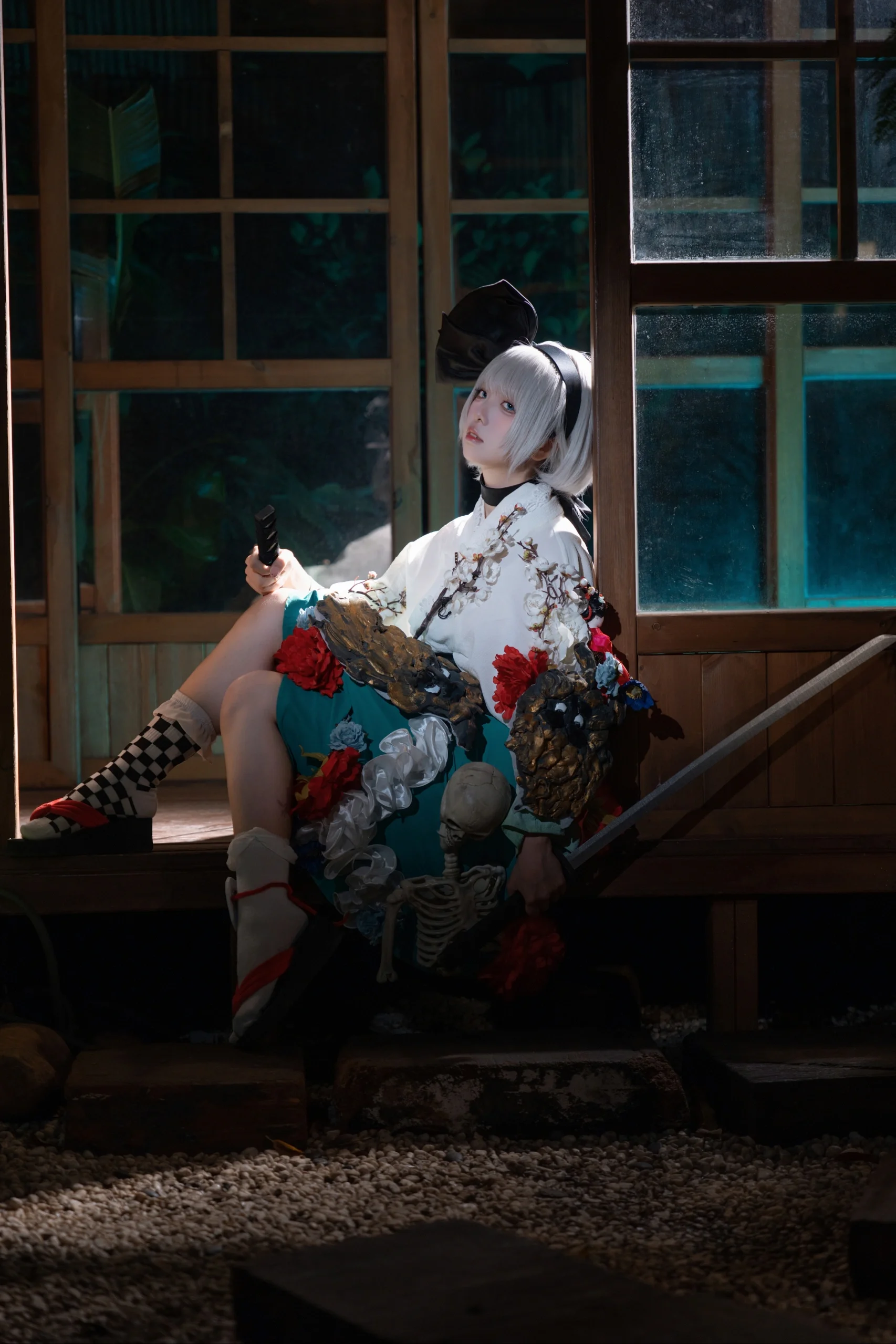 【魂魄妖梦cos】在东方Project的日式庭院中演绎幽玄剑意