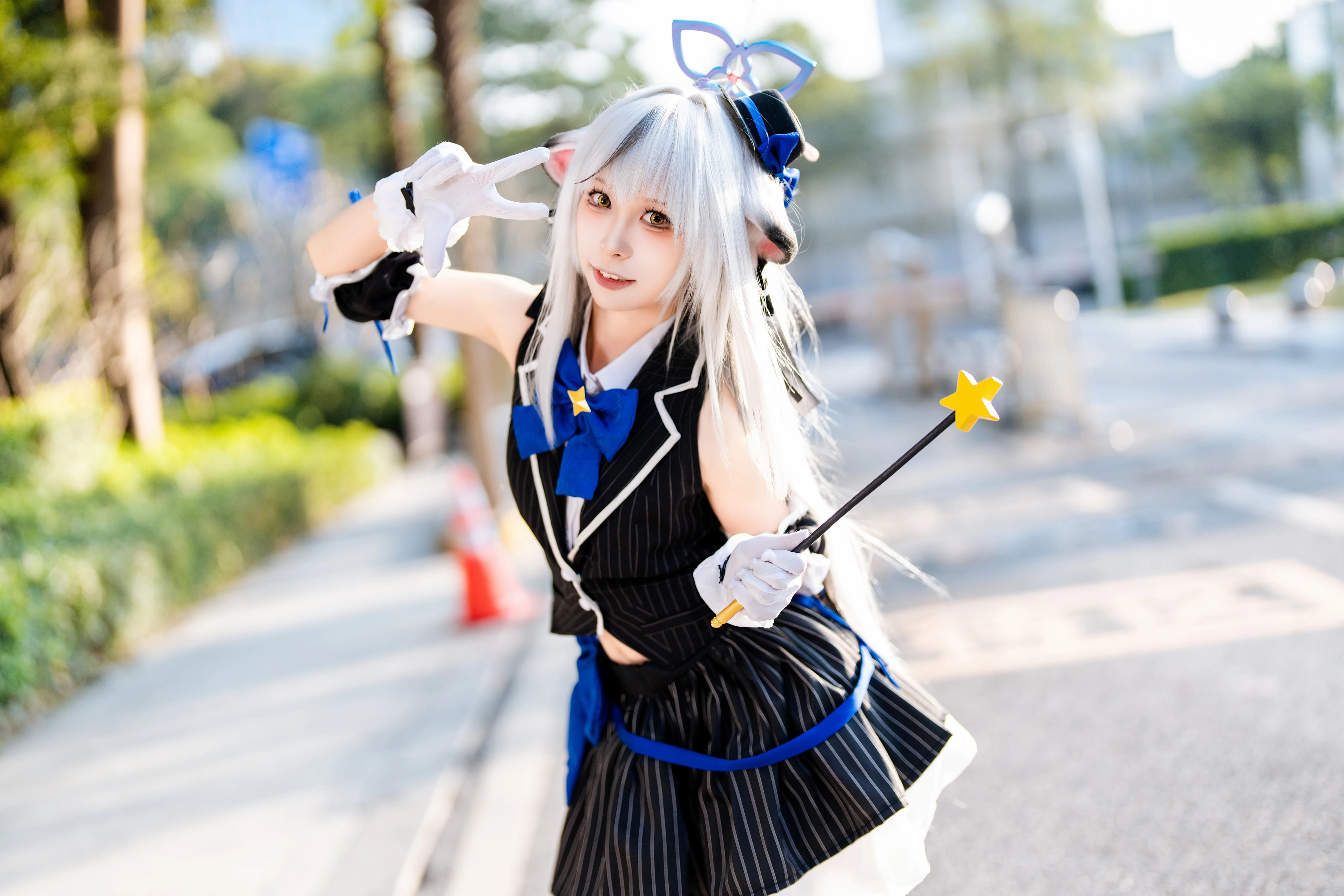 【春原ココナ コスプレ】ブルーアーカイブの魔法少女ココナがホタルACGエキスポに登場 - 3 枚目