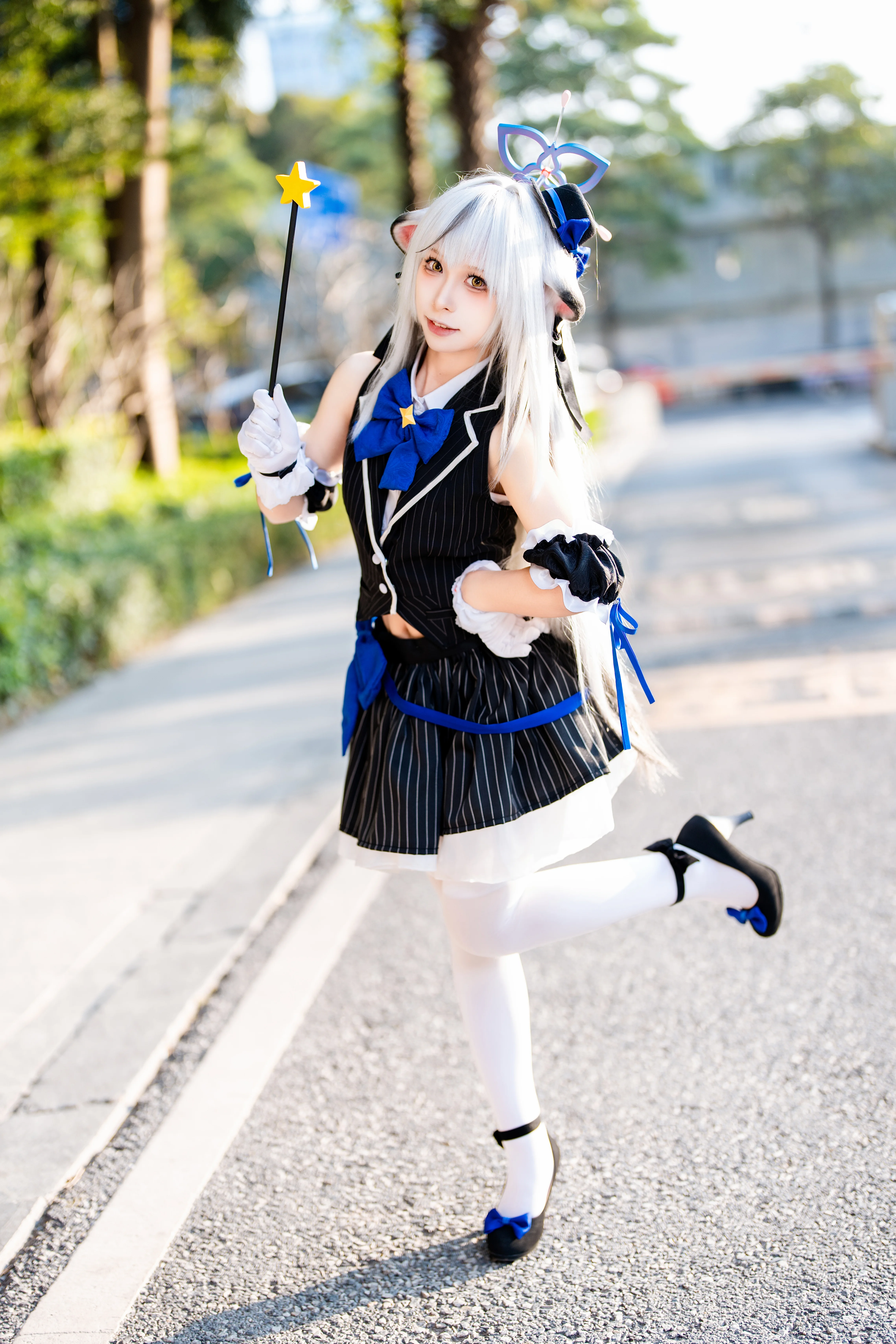 【春原ココナ コスプレ】ブルーアーカイブの魔法少女ココナがホタルACGエキスポに登場