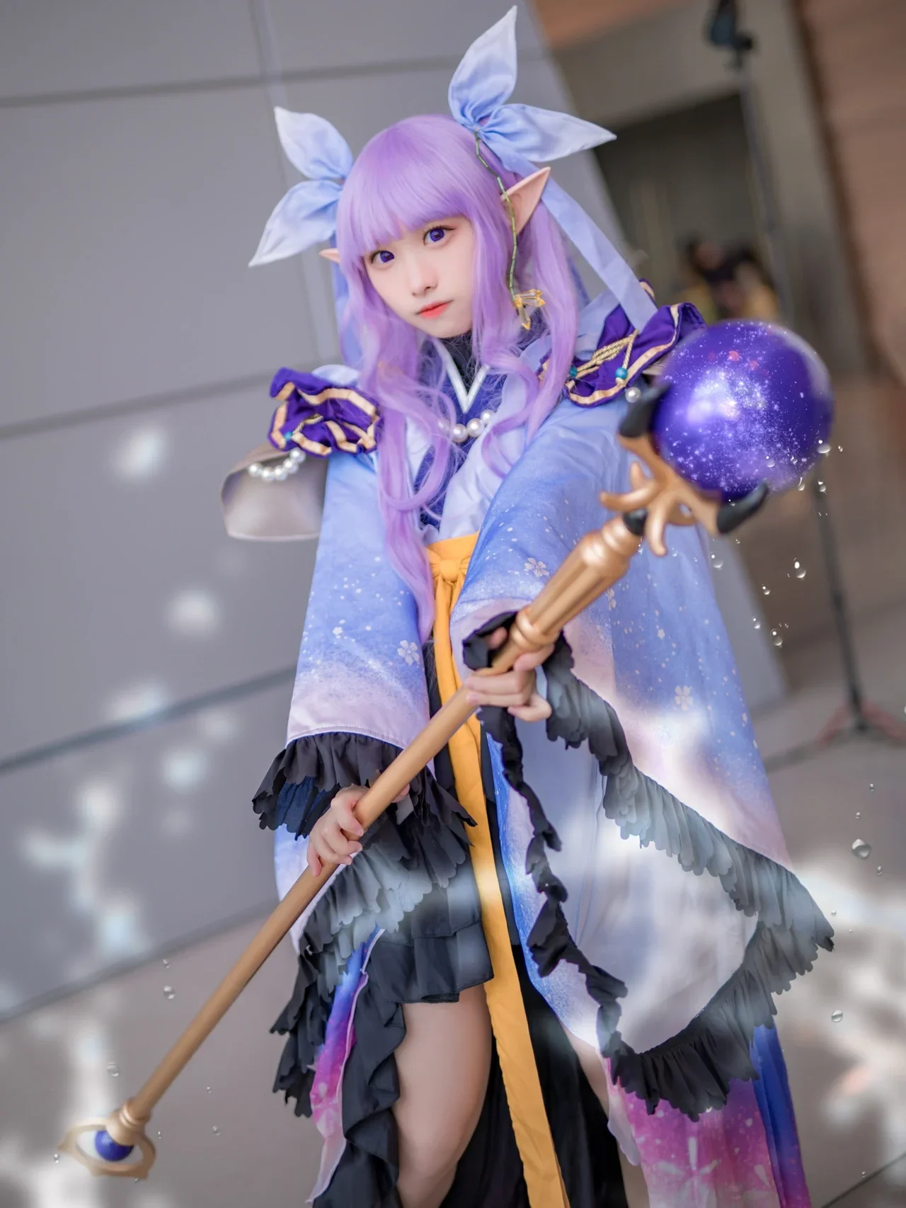 【氷川鏡華コスプレ】『プリンセスコネクト！Re:Dive』の魔法の瞬間、杖を手にした優等生 - 4 枚目