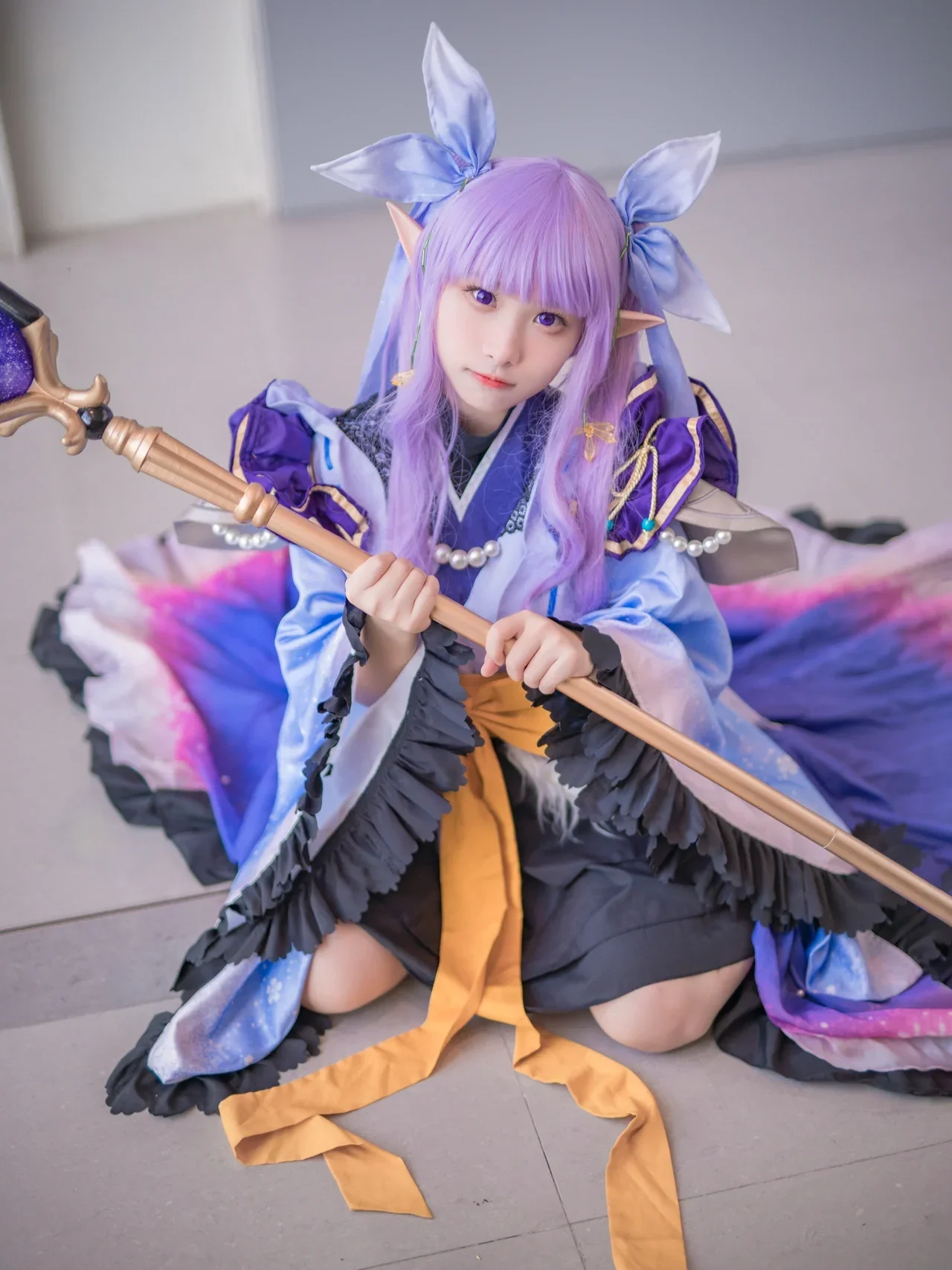 【氷川鏡華コスプレ】『プリンセスコネクト！Re:Dive』の魔法の瞬間、杖を手にした優等生 - 9 枚目