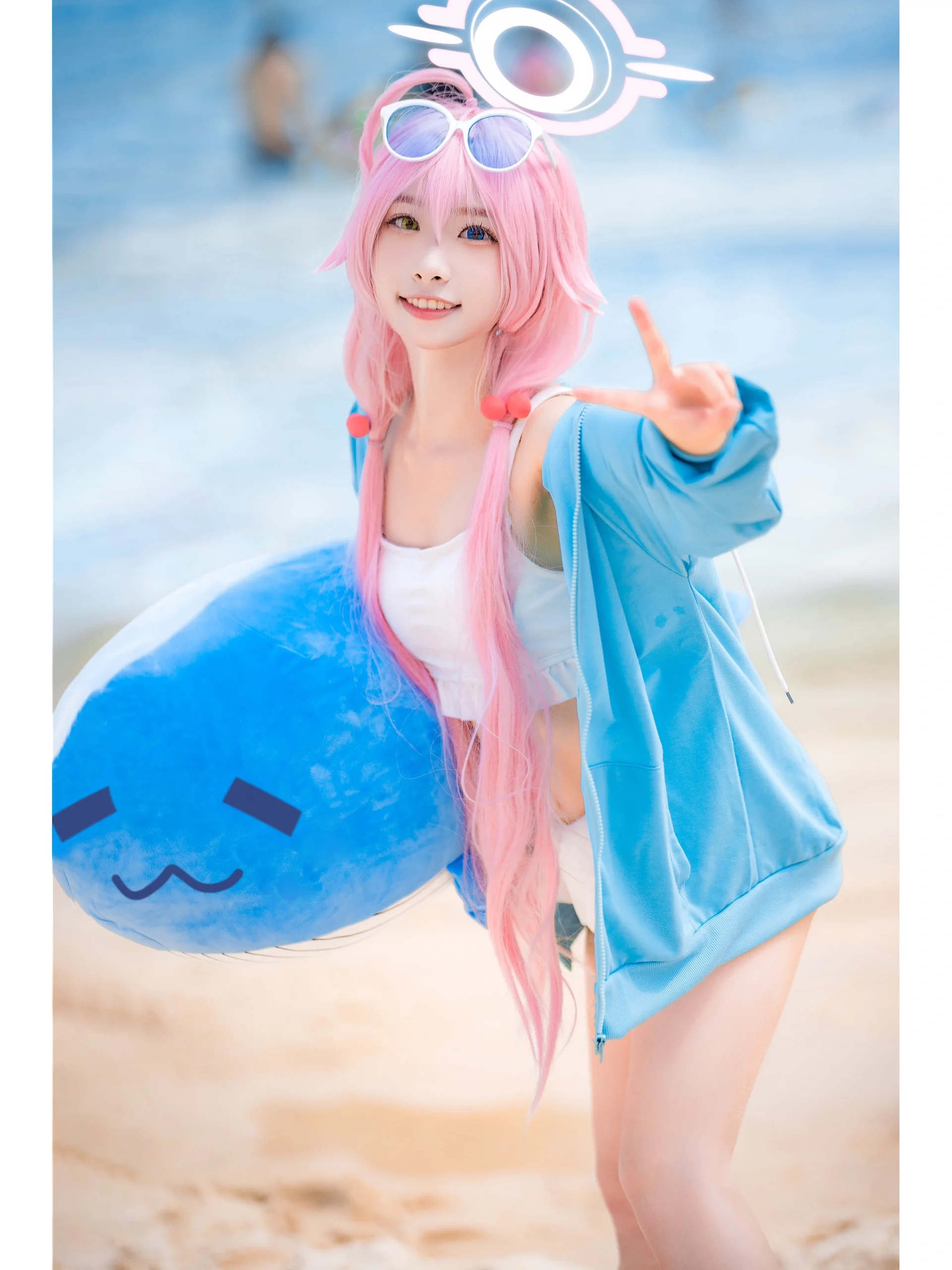 【小鸟游星野cos】夏日限定，沙滩泳装打卡