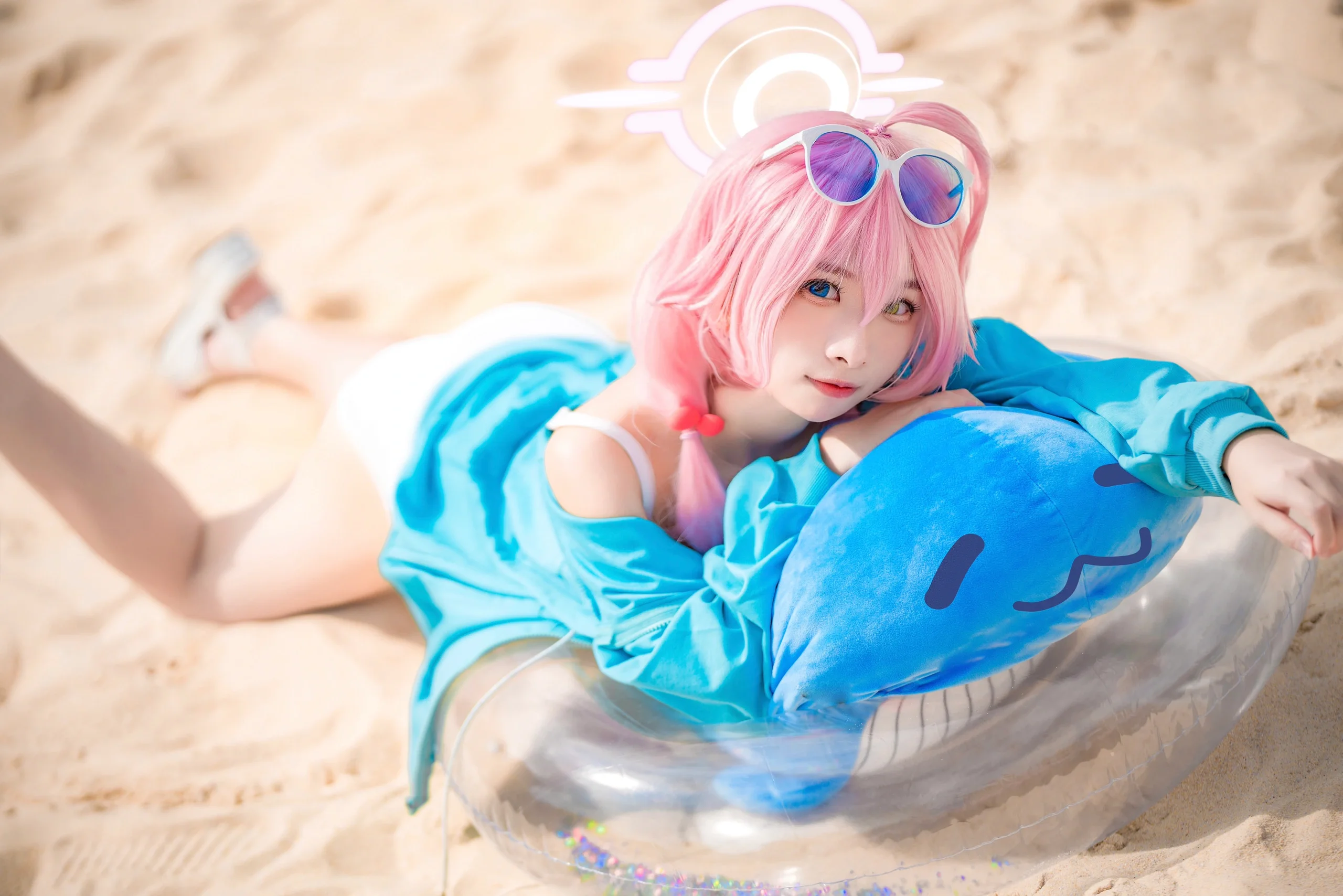【小鸟游星野cos】夏日限定，沙滩泳装打卡 - 第 4 张