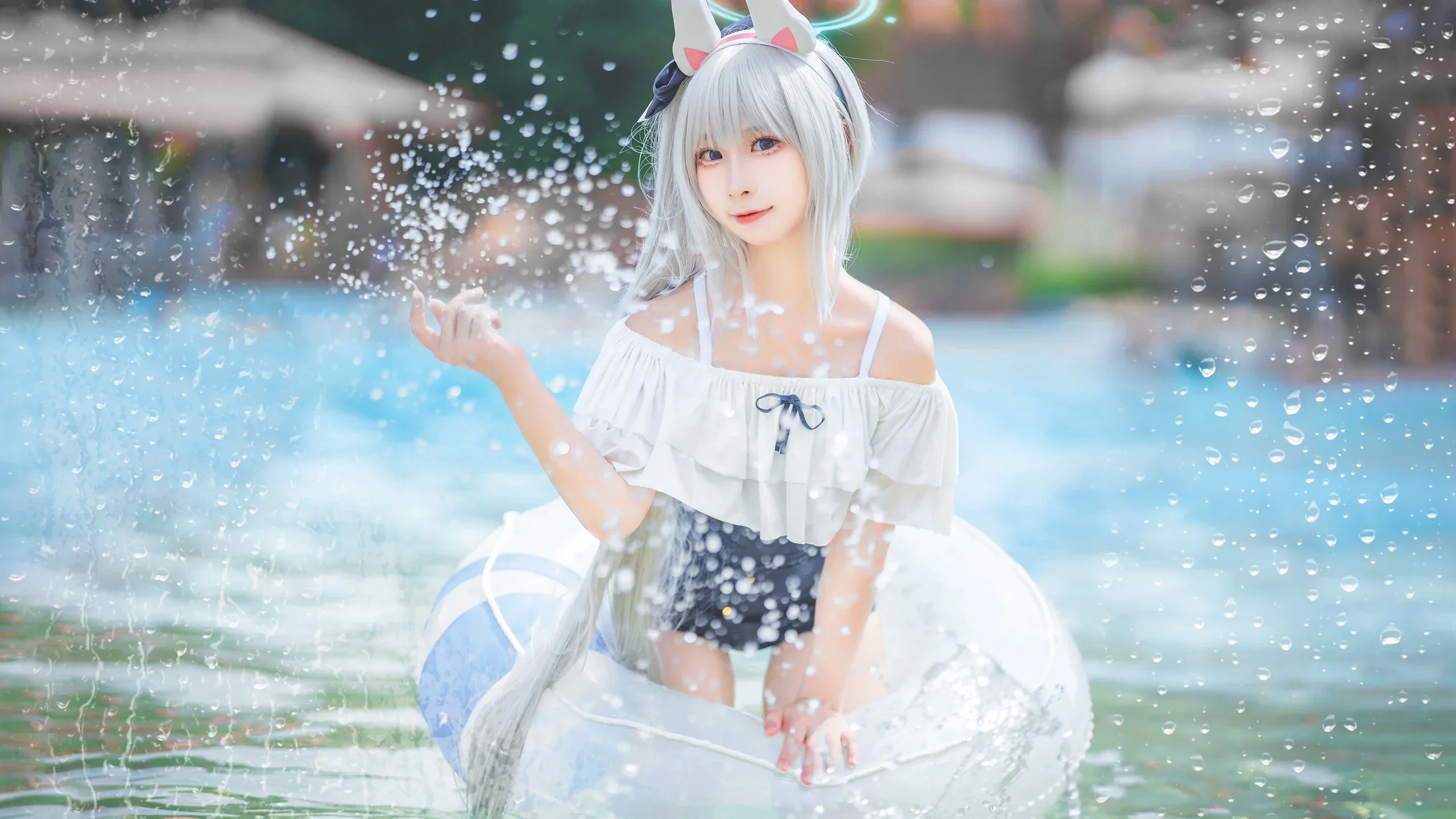 【月雪宮子cos】碧藍檔案夏日泳裝分享 - 第 3 張