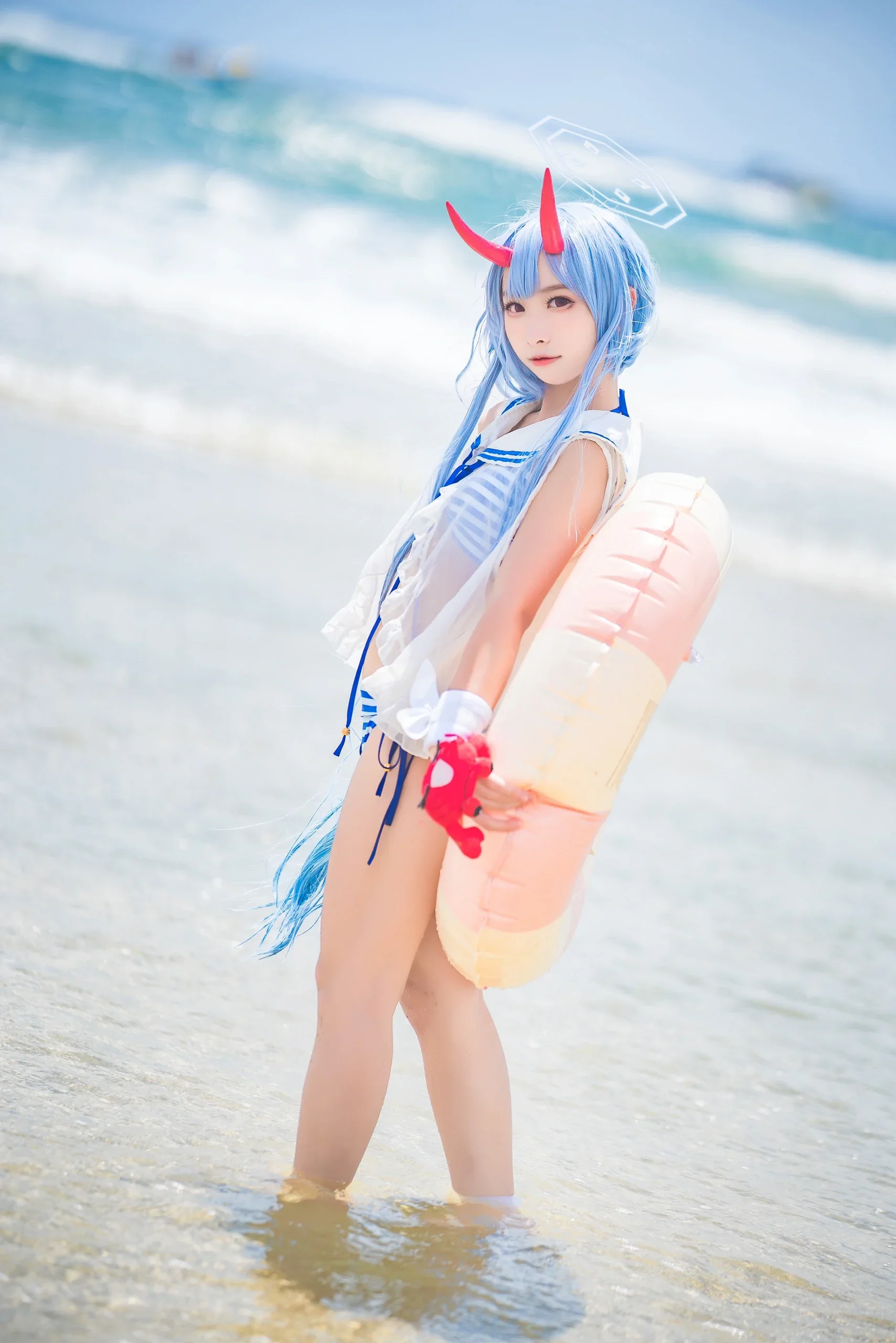 【和乐千世cos】碧蓝档案盛夏海边的清爽水手服