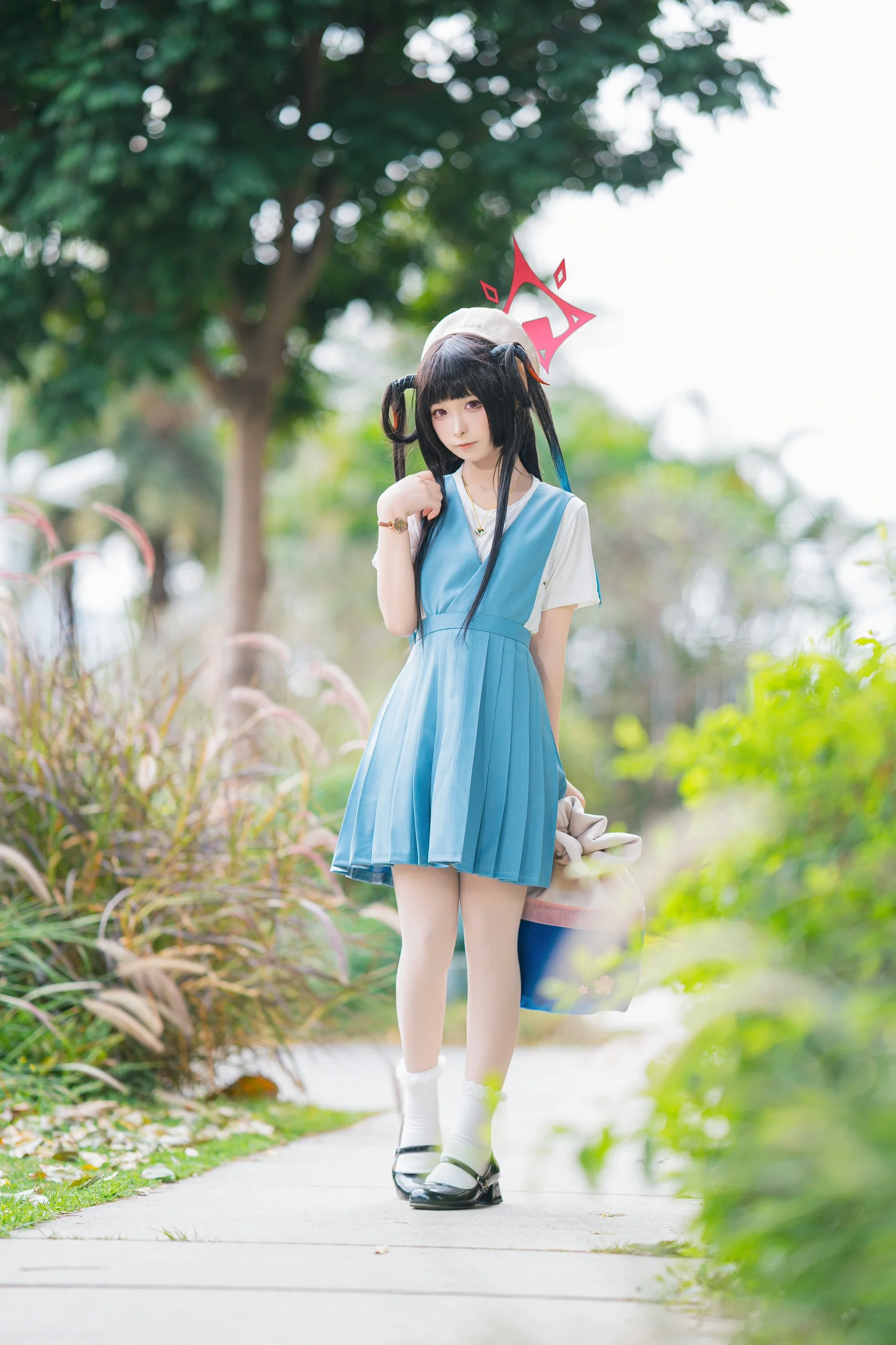 【爱清枫香cos】蔚蓝档案中的枫香，私服造型的假日出游