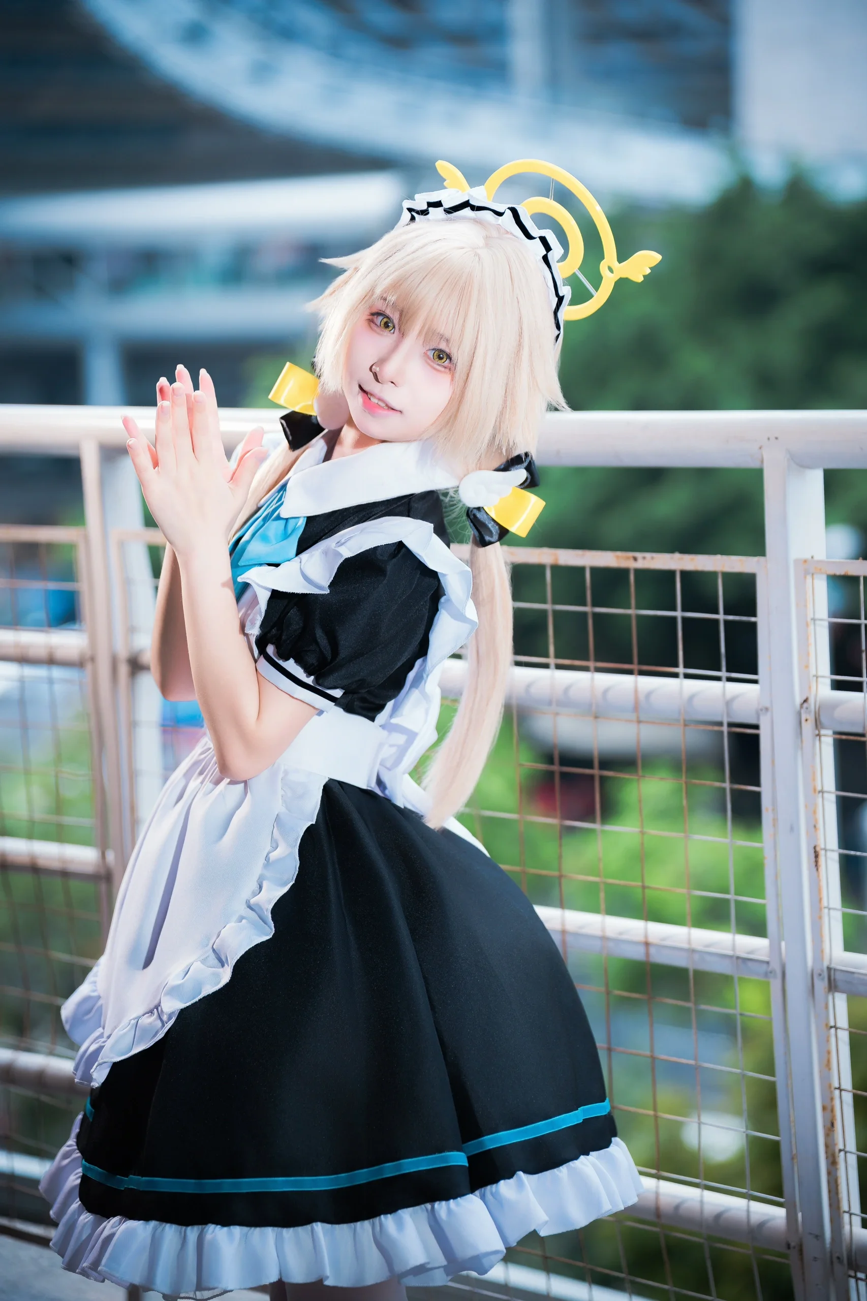 【阿慈谷日富美cos】蔚蓝档案的甜品时间，一场明亮的外拍记录 - 第 3 张
