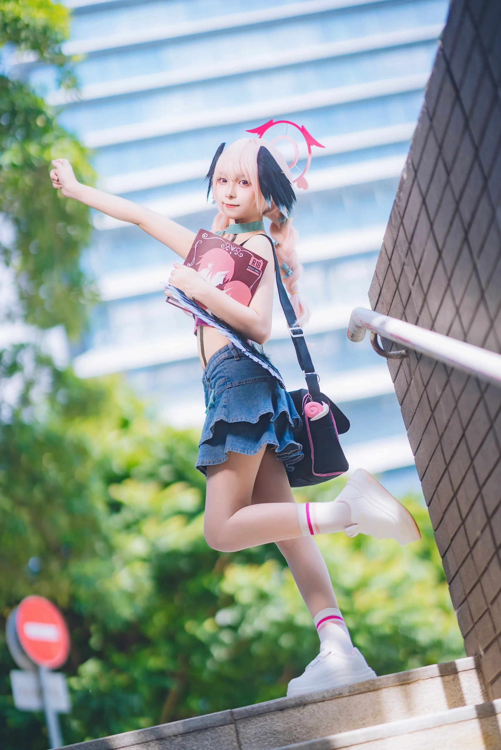 [Shimoe Koharu Cosplay] Blue Archive Taiwan Collab Merch Skin, Summer Street Vibe - Image 3