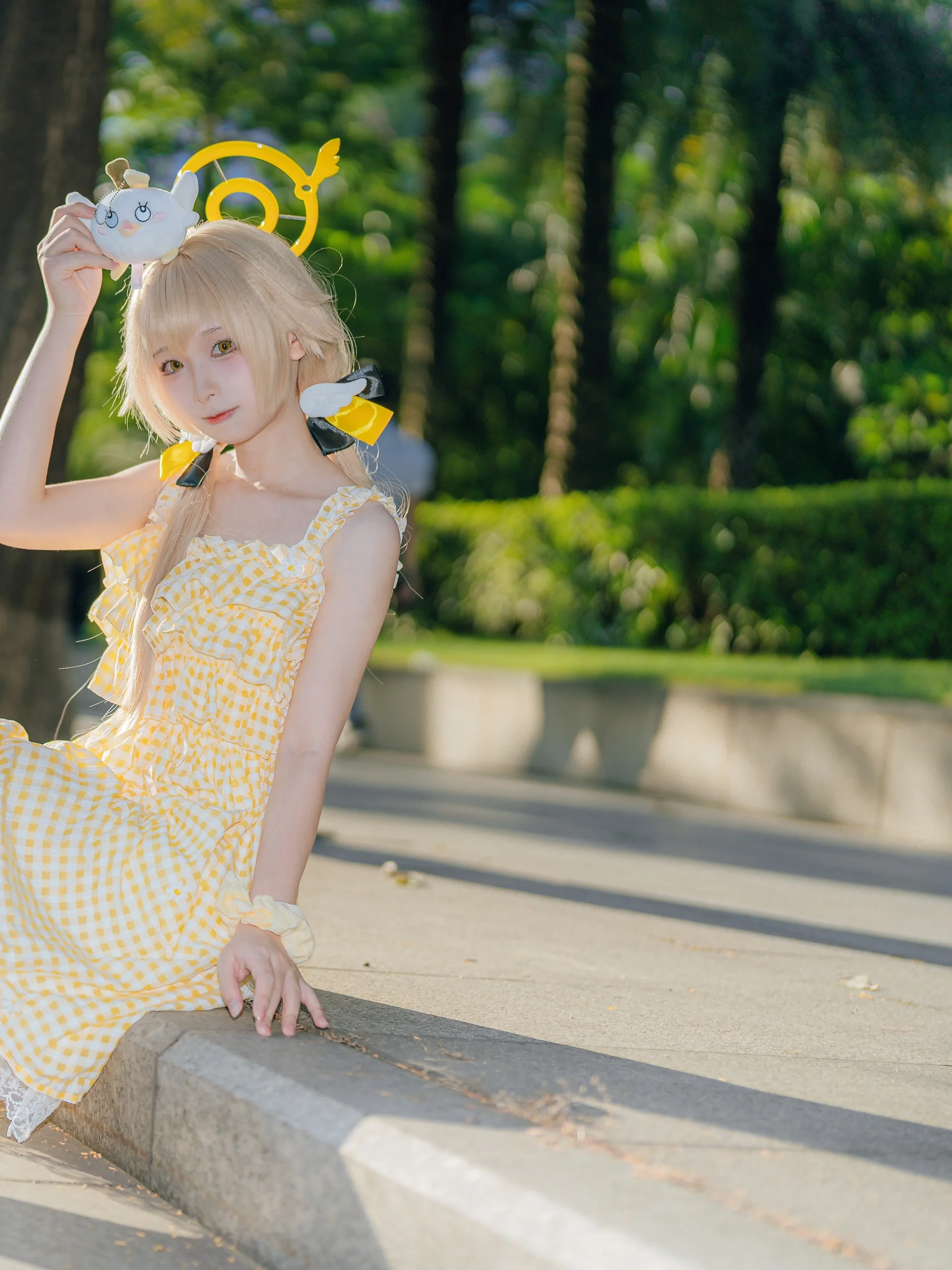 【阿慈谷日富美cos】黄格子与佩洛洛的街头定格 - 第 4 张