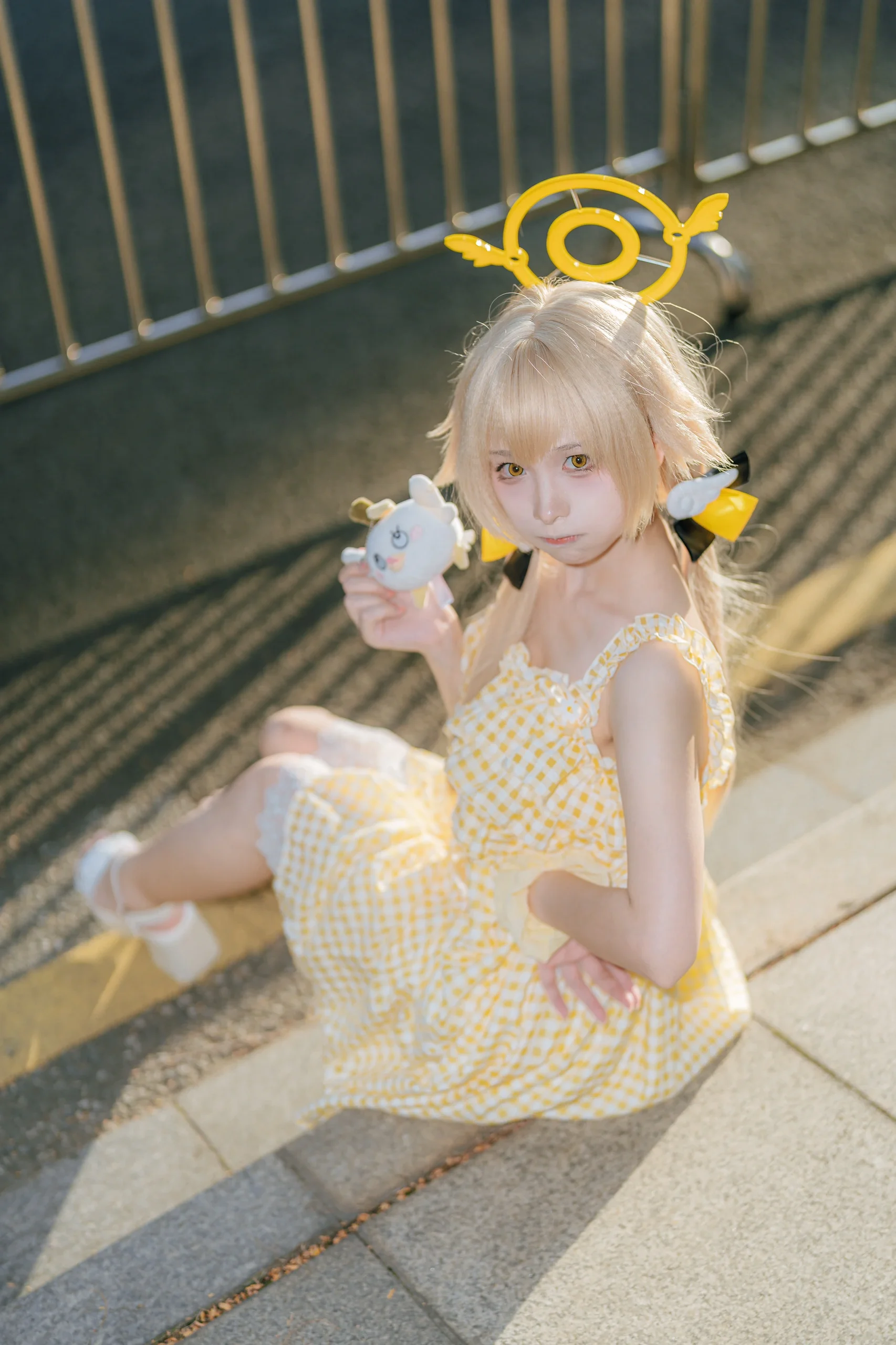 【阿慈谷日富美cos】黄格子与佩洛洛的街头定格 - 第 5 张