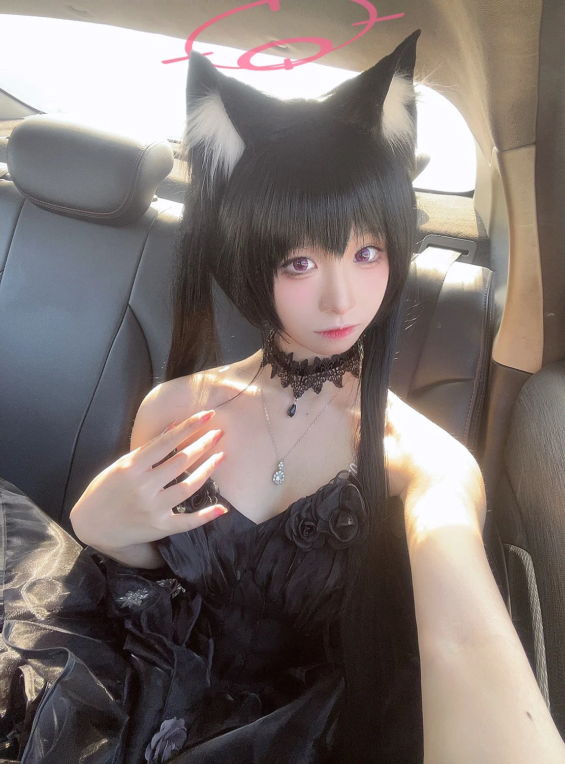 【黑見芹香cos】蔚藍檔案only的禮服初體驗 - 第 1 張
