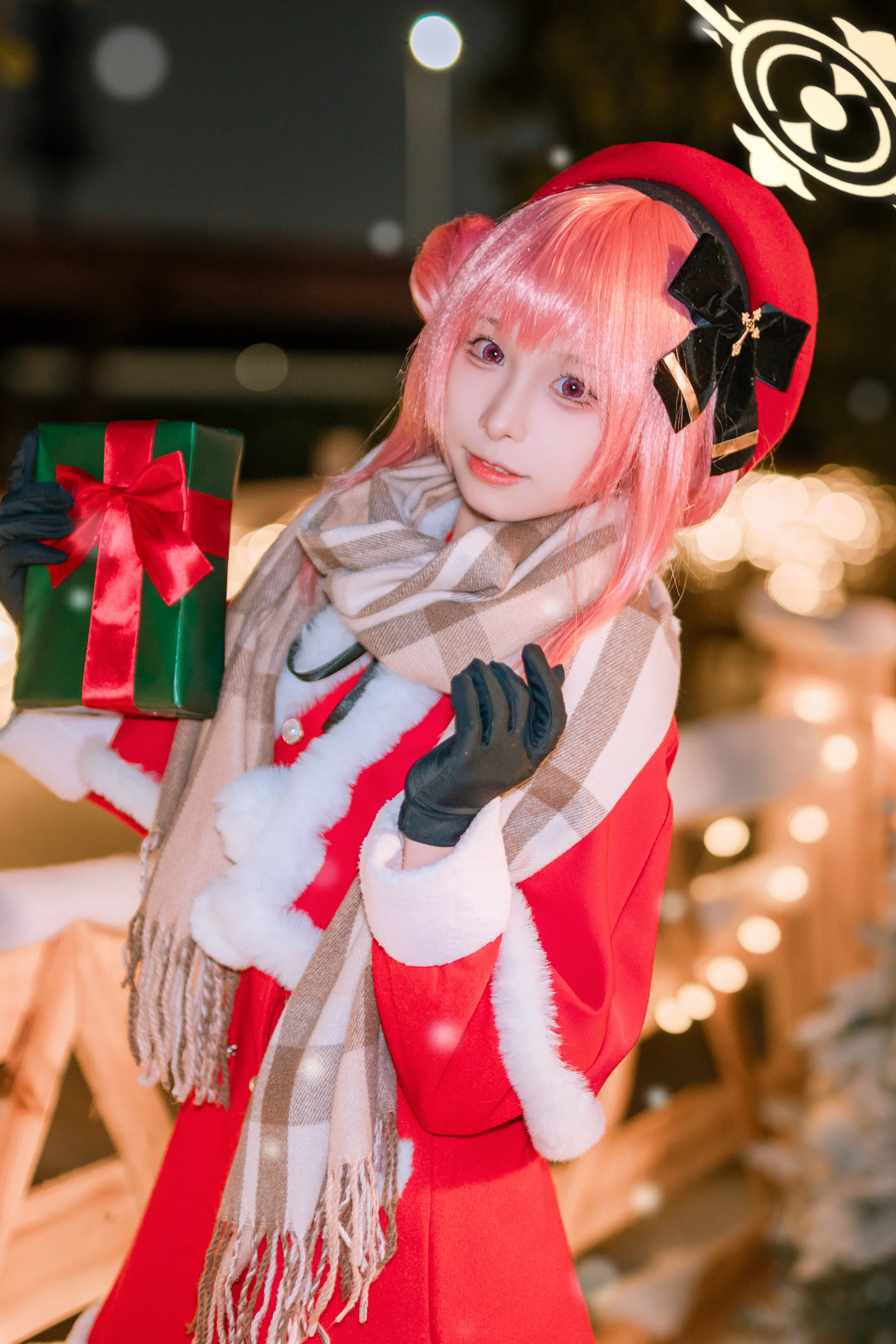 【鹫见芹娜cos】平安夜户外夜景氛围感拍摄分享 - 第 2 张