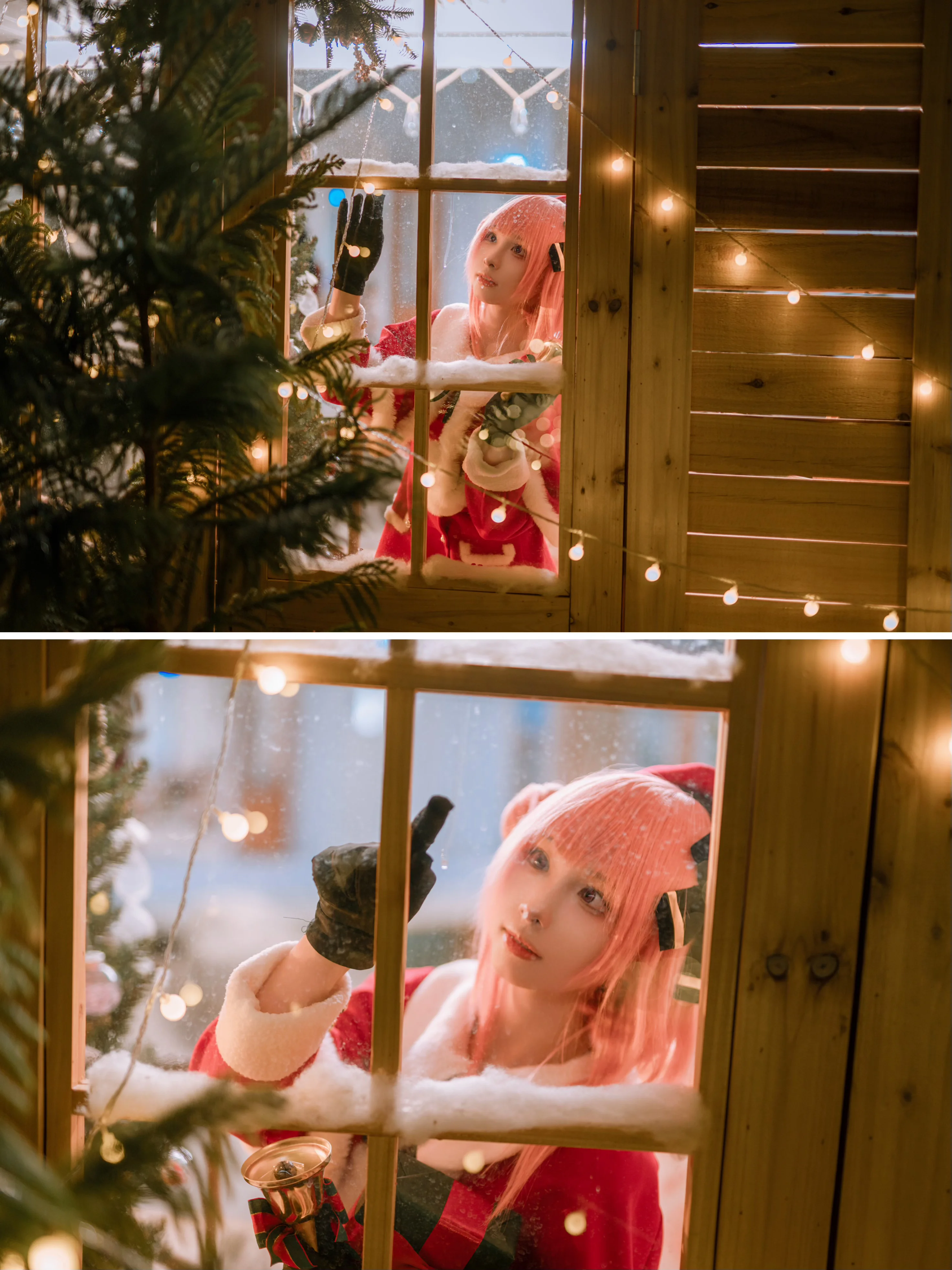【鹫见芹娜cos】平安夜户外夜景氛围感拍摄分享 - 第 5 张