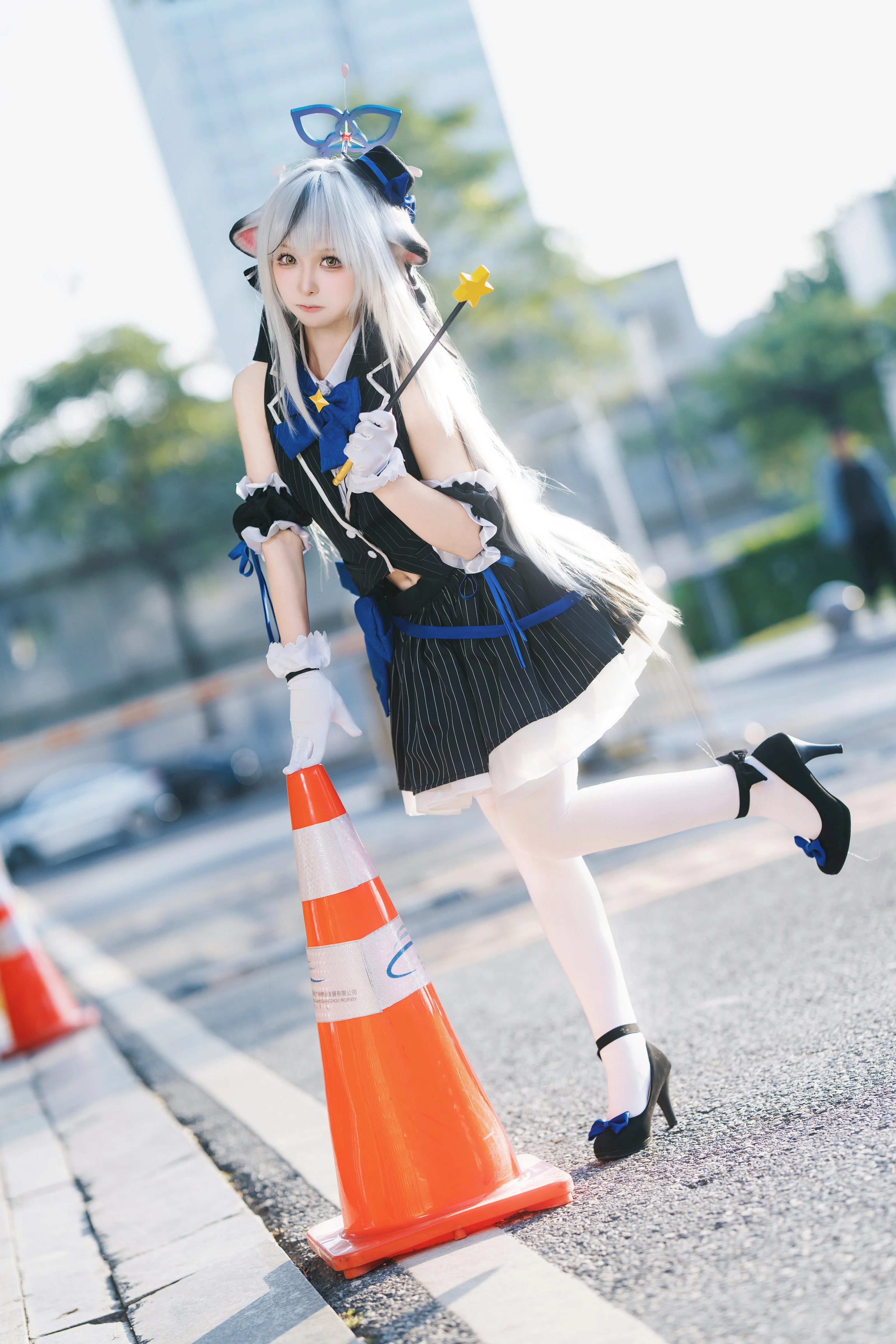 【春原心奈cos】广州萤火虫街头的元气魔法少女时刻