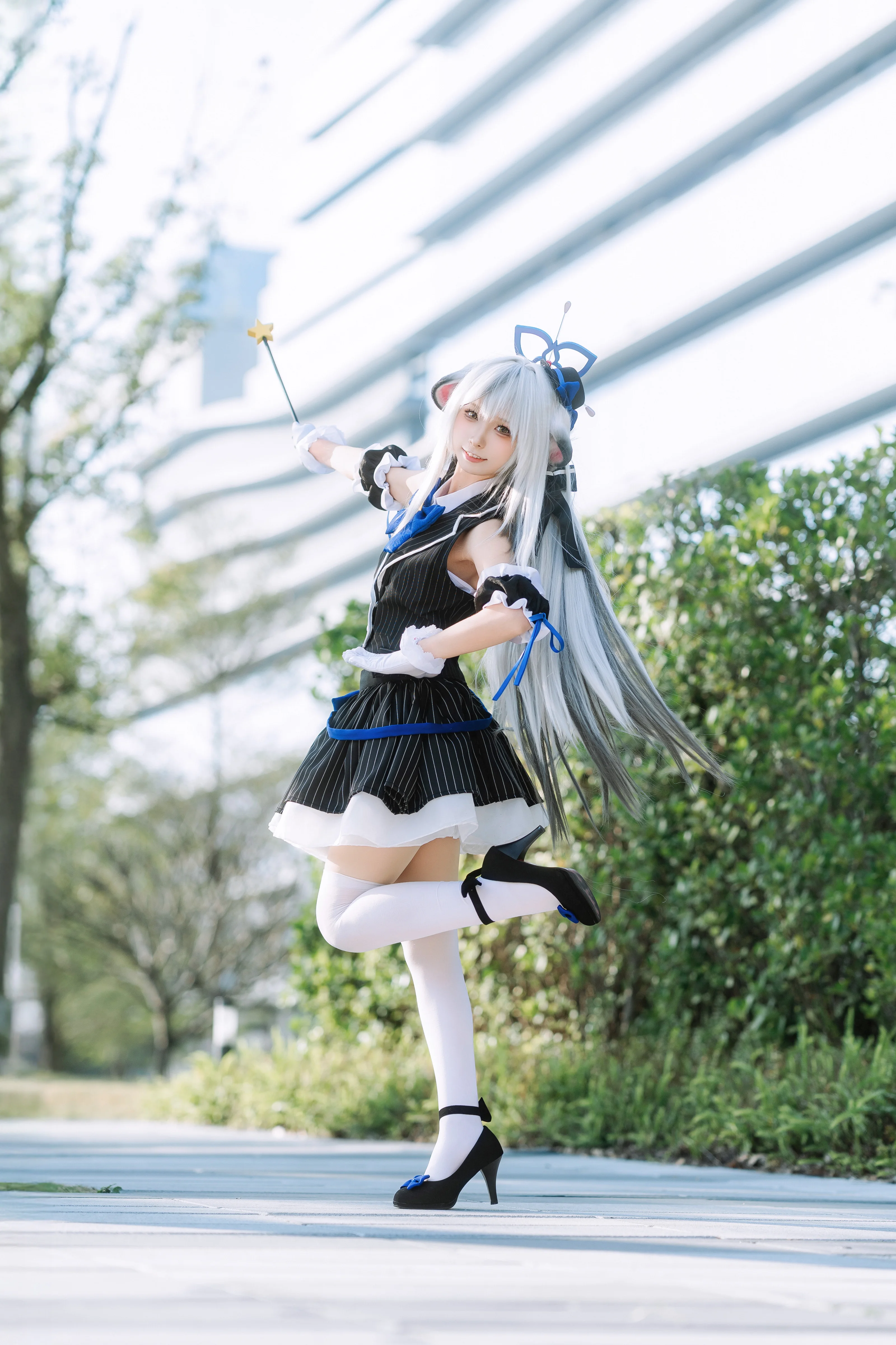 【春原ココナ コスプレ】『ブルーアーカイブ』山海経学院の魔法少女モーメント - 1 枚目