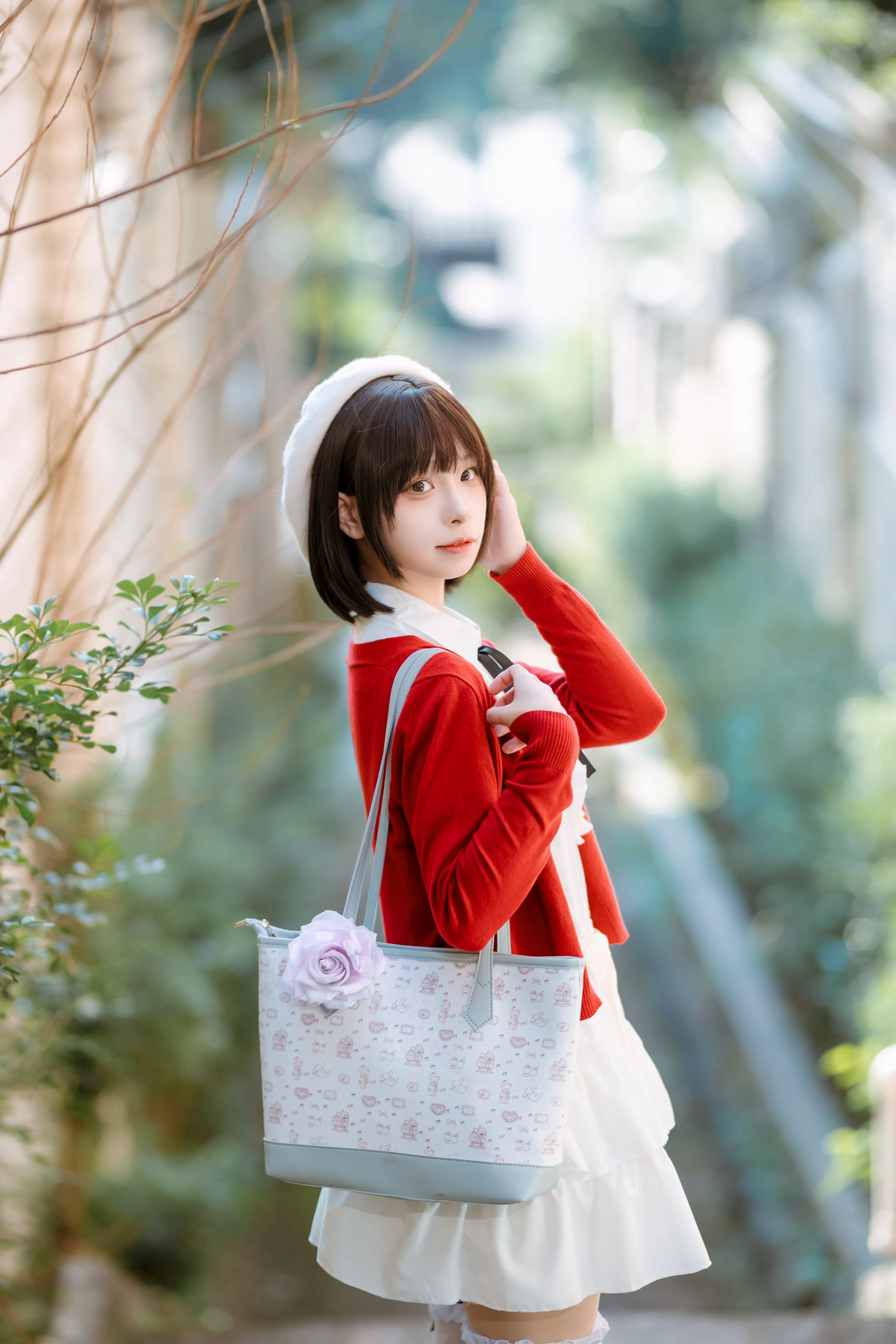 [Megumi Kato Cosplay] A Long Afternoon on Spring Streets - Image 1