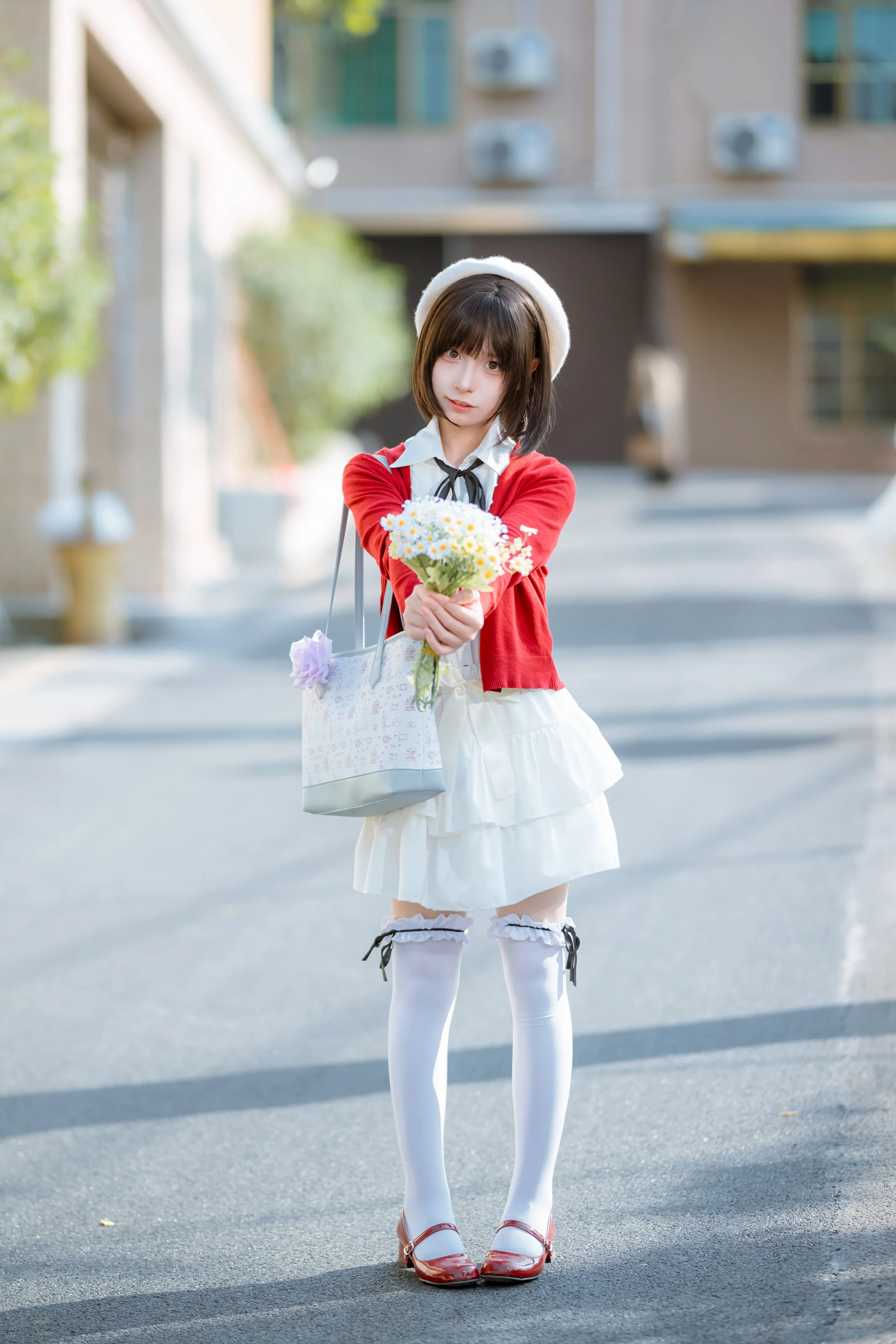 【加藤惠cos】陽光下重現路人女主的清新質感 - 第 2 張
