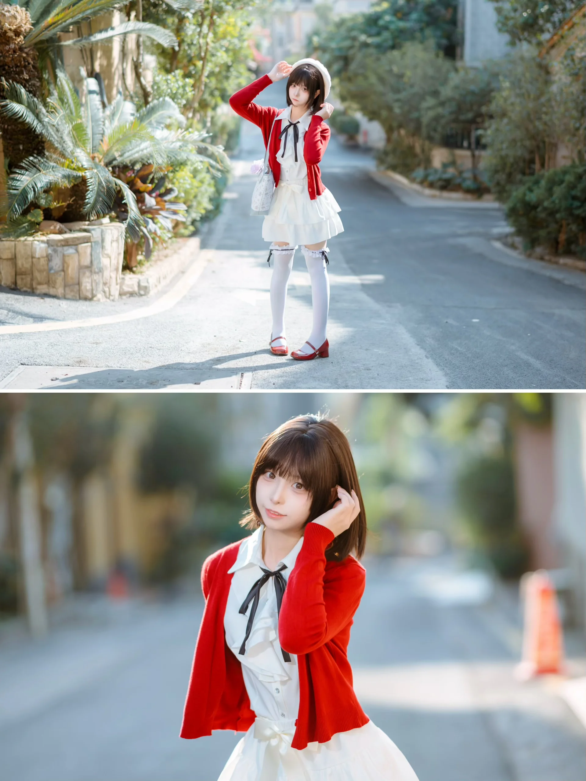 【加藤惠cos】陽光下重現路人女主的清新質感 - 第 5 張