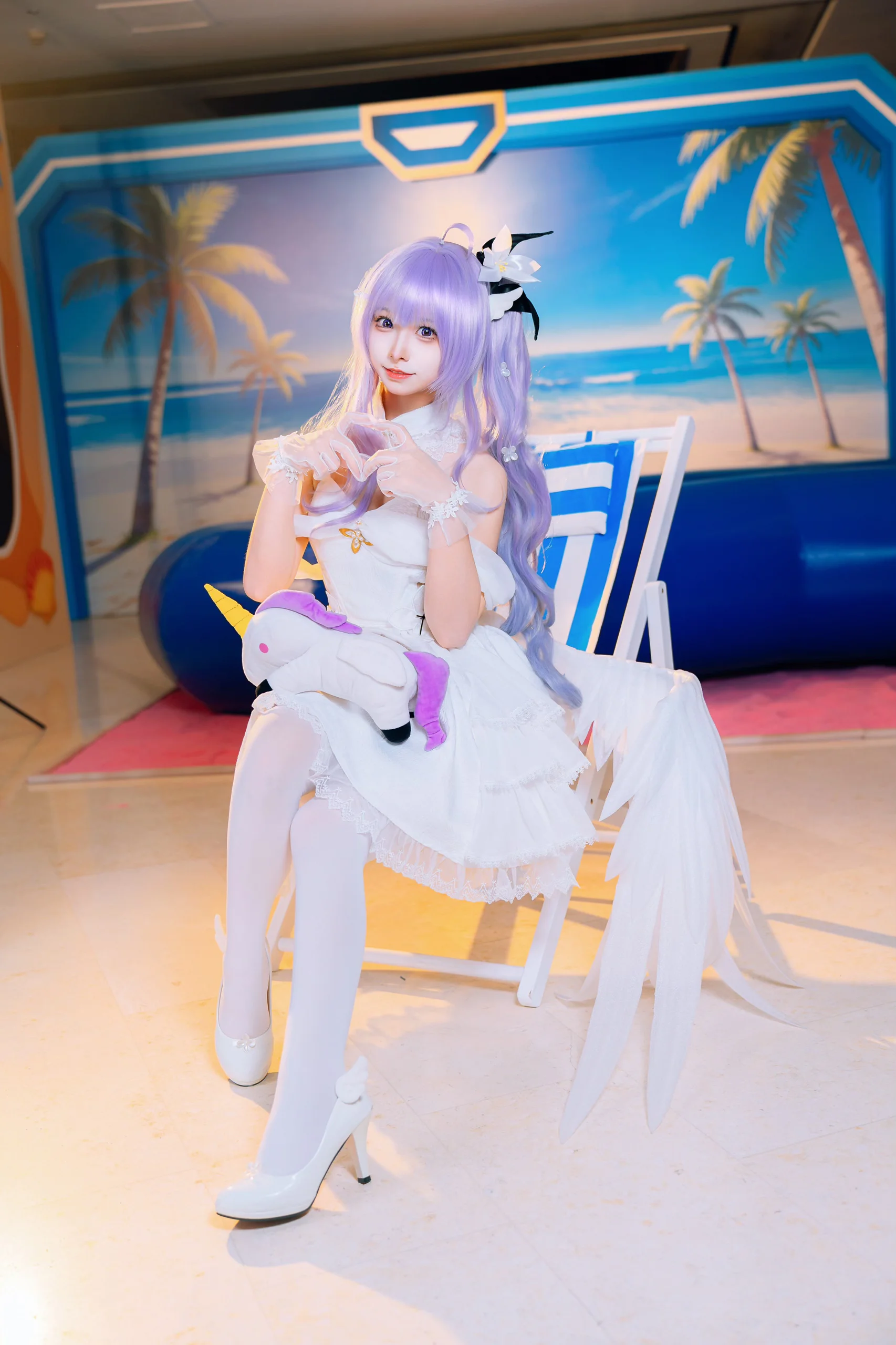 【碧蓝航线独角兽cos】在广州碧蓝航线only捕捉一只夏日小天使