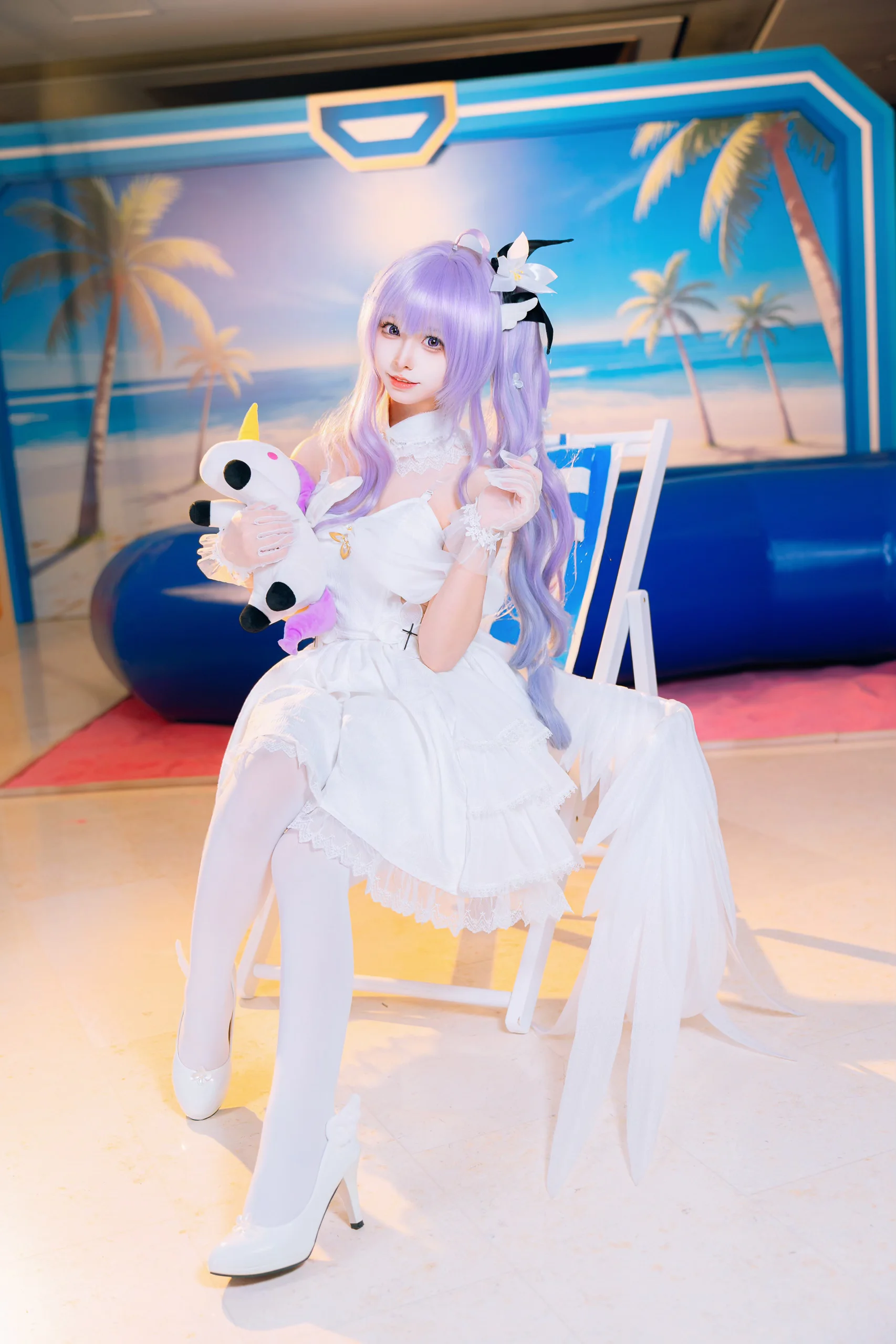 【碧蓝航线独角兽cos】广州漫展的夏日海滩记录 - 第 1 张