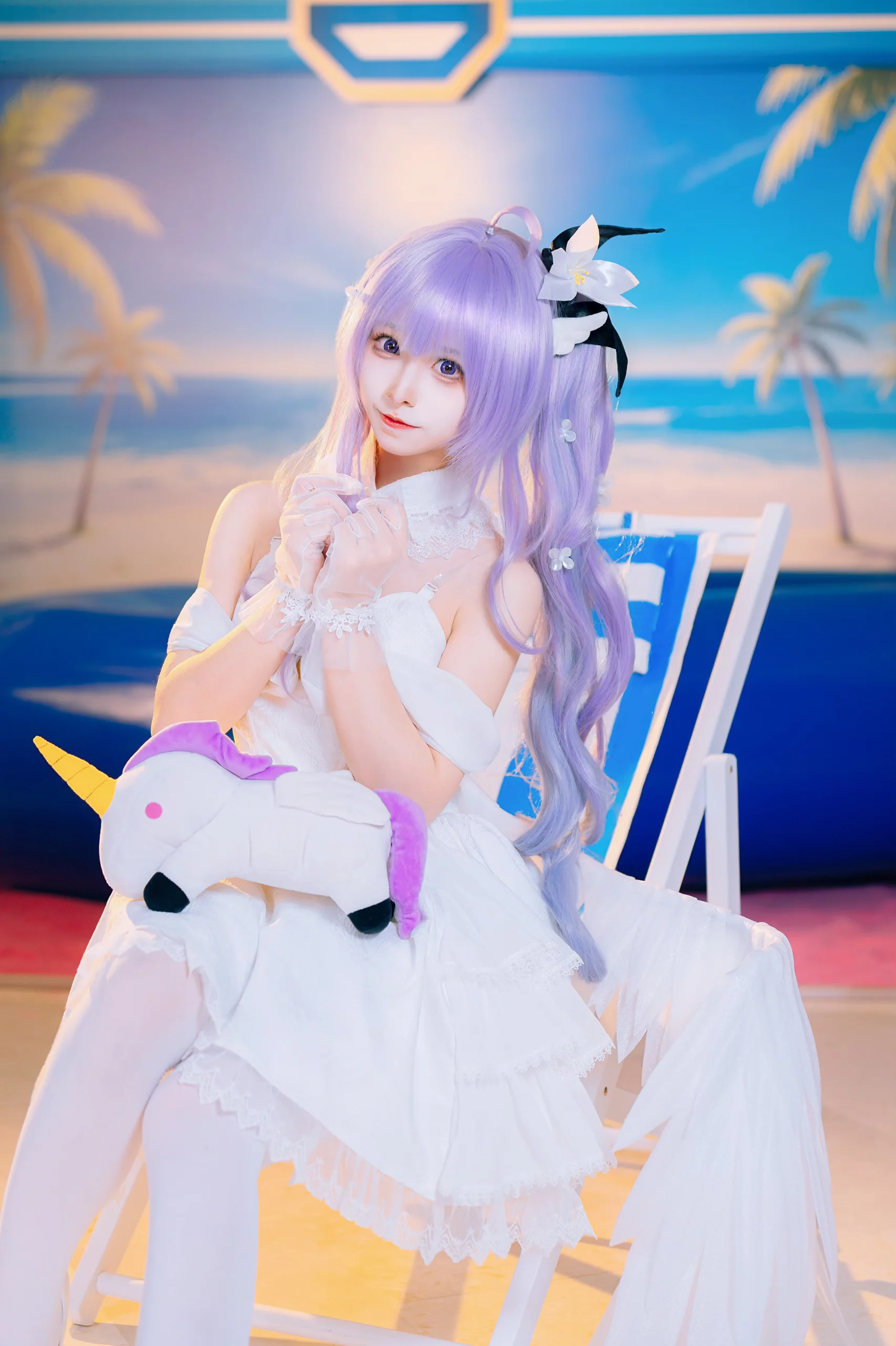 【碧蓝航线独角兽cos】广州漫展的夏日海滩记录 - 第 2 张