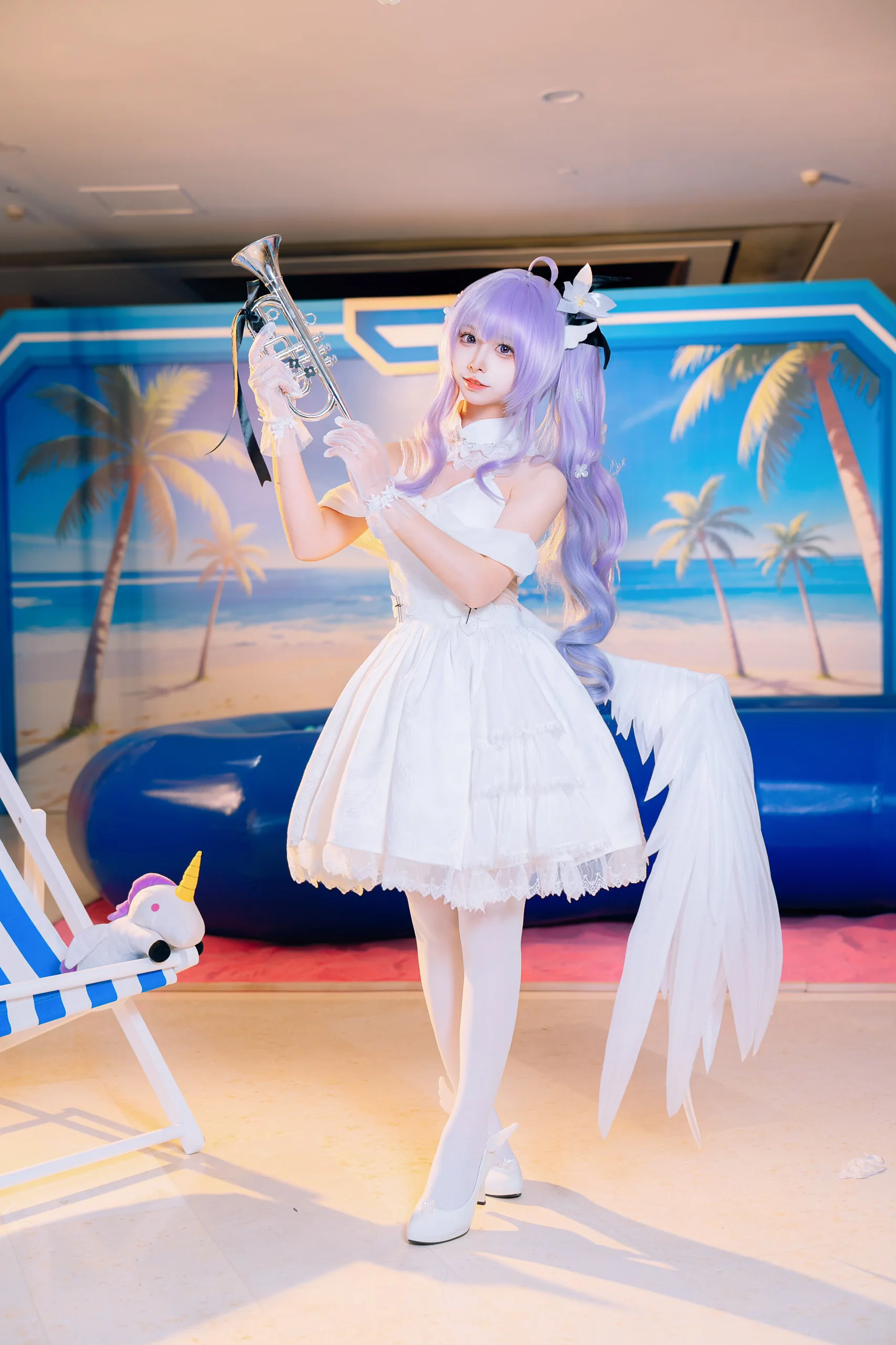 【碧蓝航线独角兽cos】广州漫展的夏日海滩记录 - 第 3 张