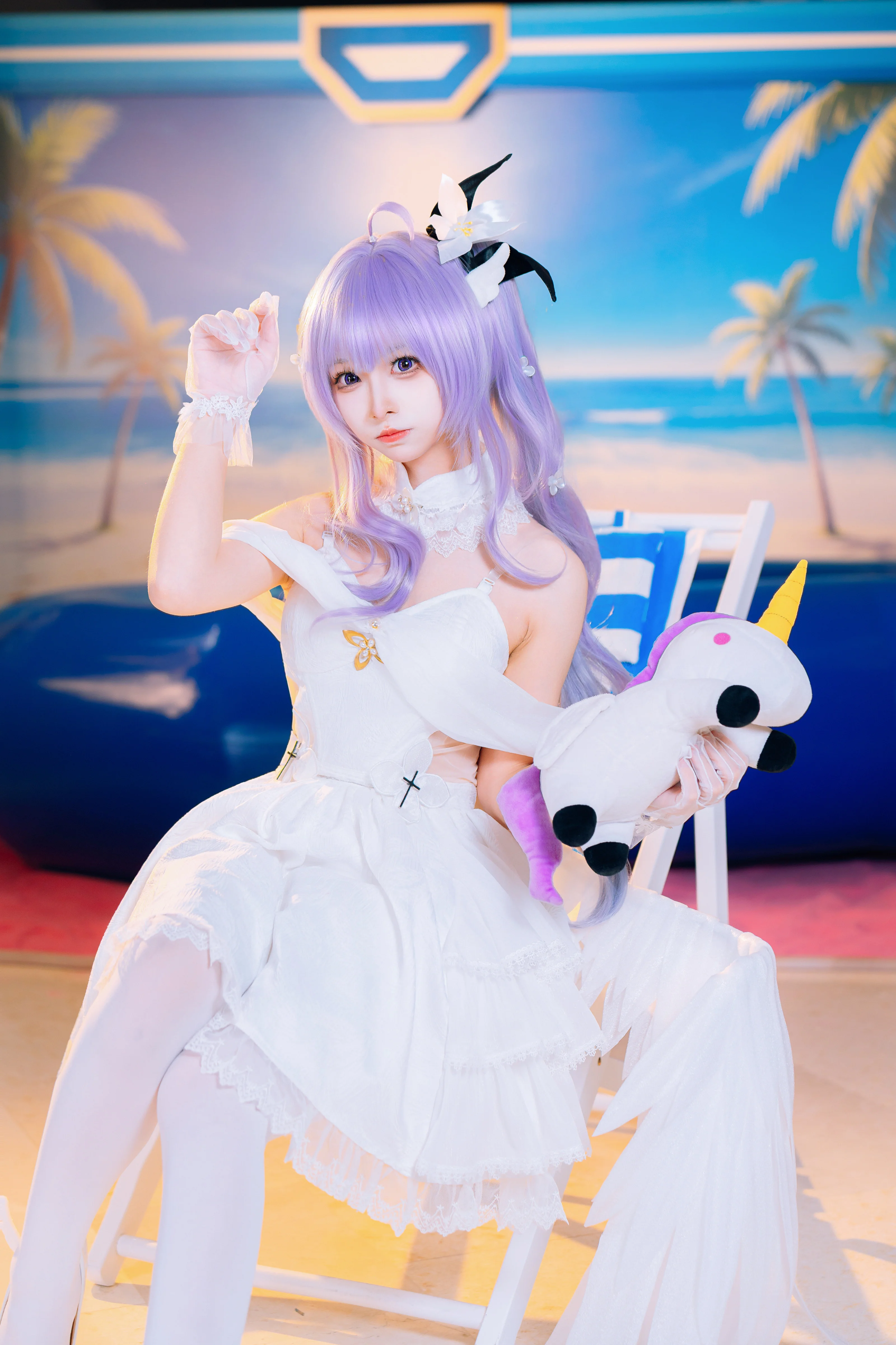 【碧蓝航线独角兽cos】广州漫展的夏日海滩记录