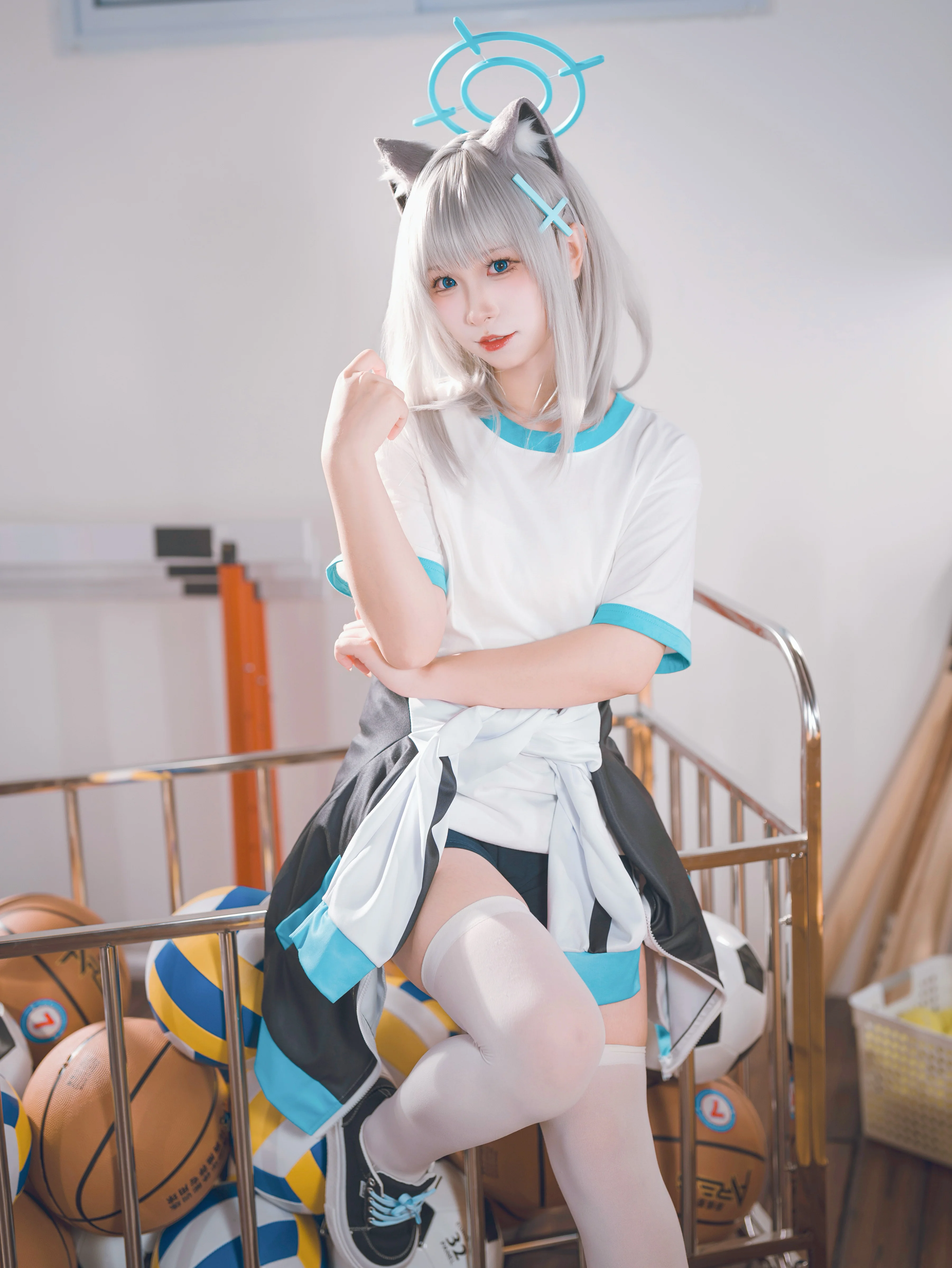 【砂狼白子cos】蔚蓝档案的体育课时间