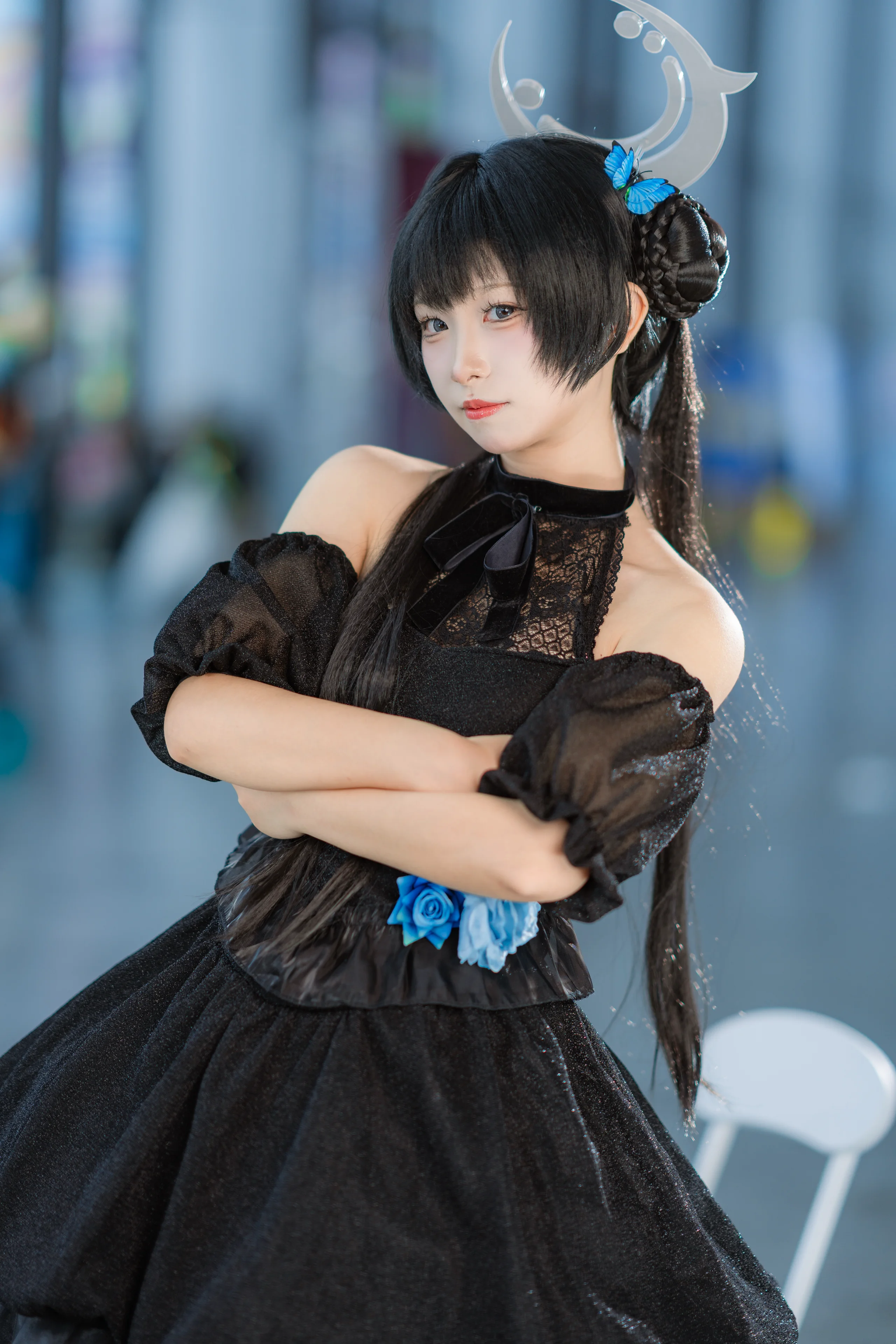[Misaki Cosplay] Blue Archive's Quiet Night and Dynamic Convention Snapshots - Image 6