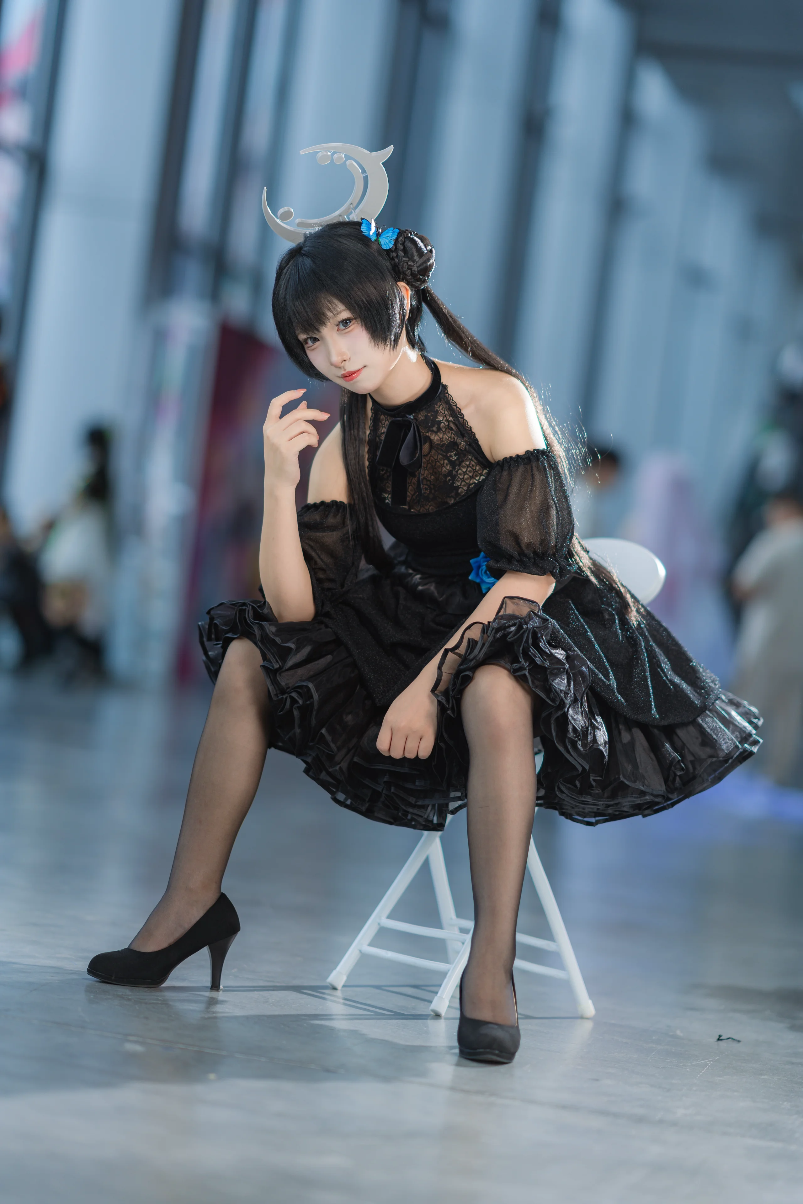 [Misaki Cosplay] Blue Archive's Quiet Night and Dynamic Convention Snapshots - Image 7