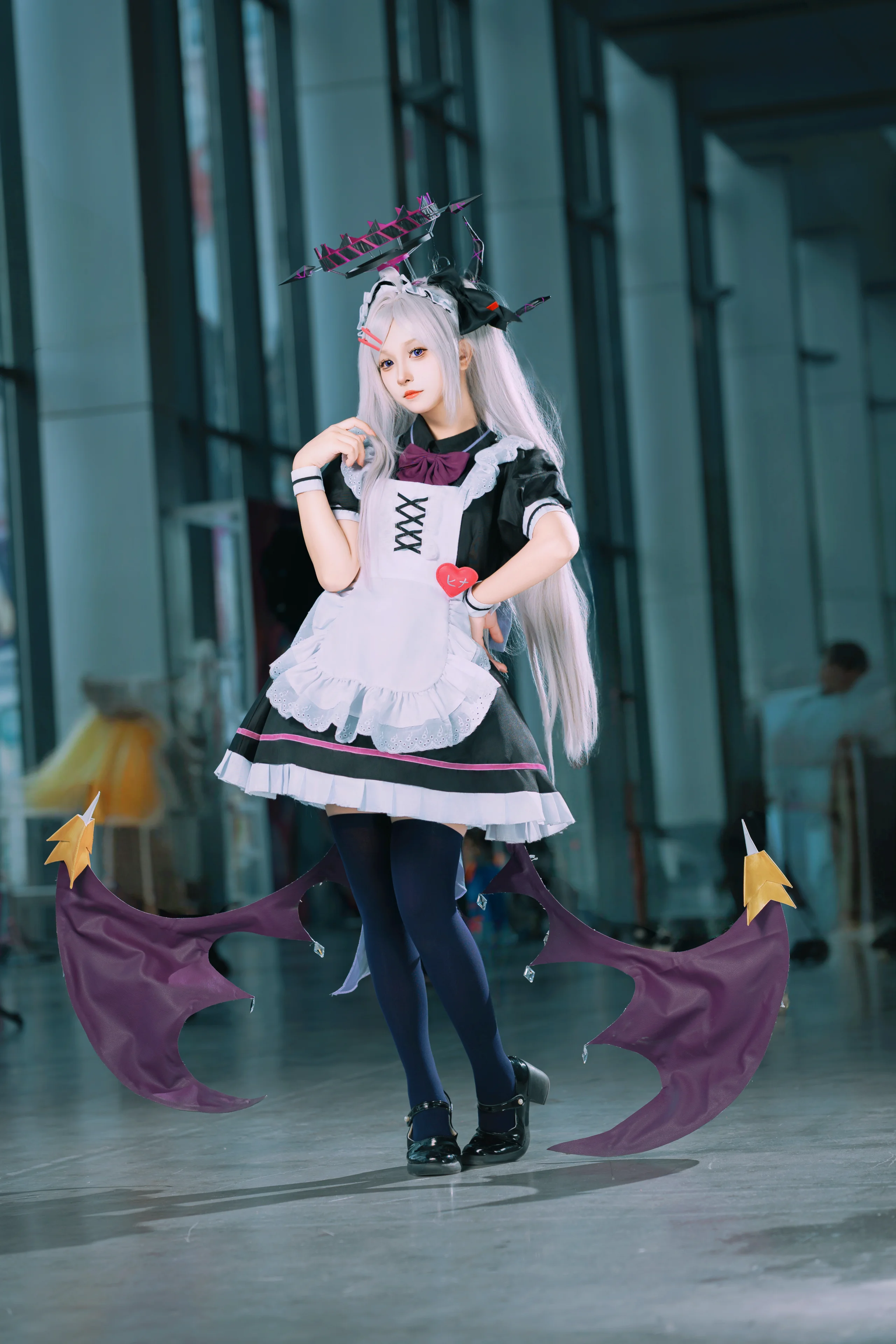 【空崎日奈cos】基沃托斯风纪委员长的女仆装