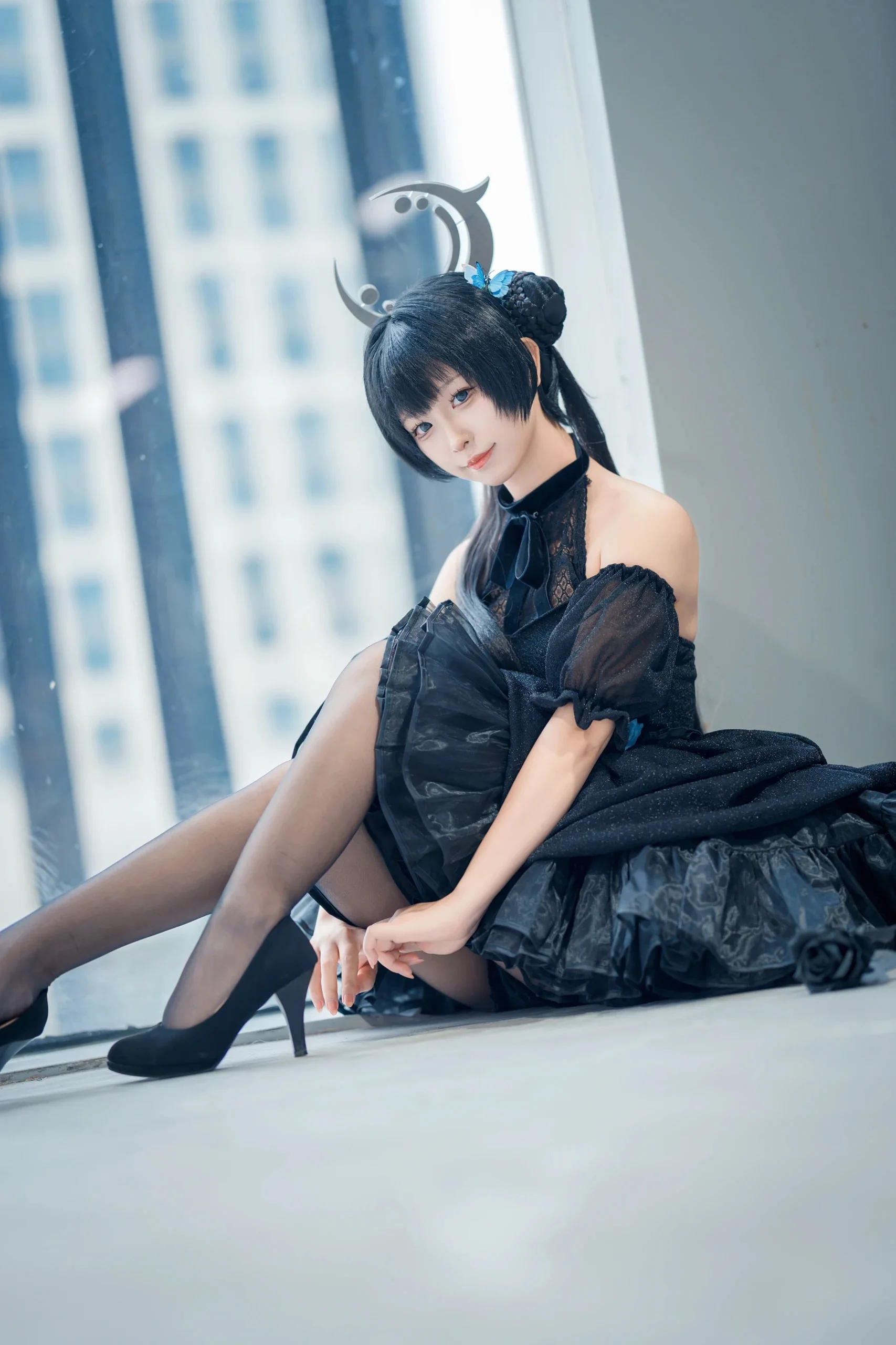 【妃咲cos】蔚蓝档案里的礼服，Sensei喜欢吗 - 第 1 张