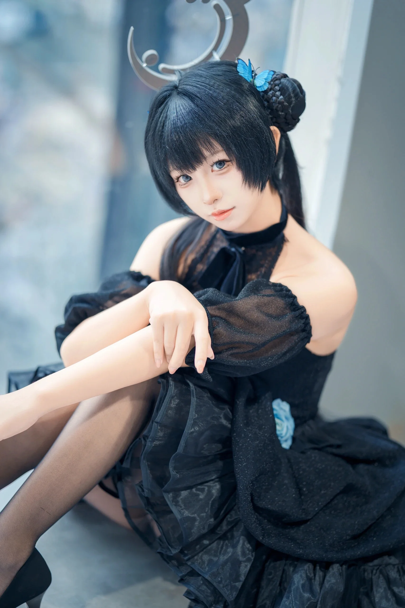 【妃咲cos】蔚蓝档案里的礼服，Sensei喜欢吗 - 第 2 张