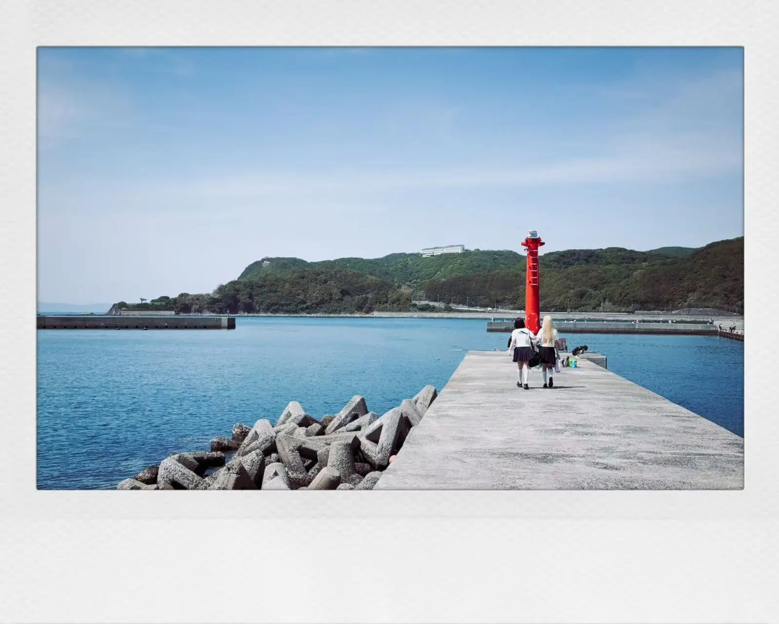 【小舟潮cos】夏日重现的实景，在港口和火车站里走走停停 - 第 2 张