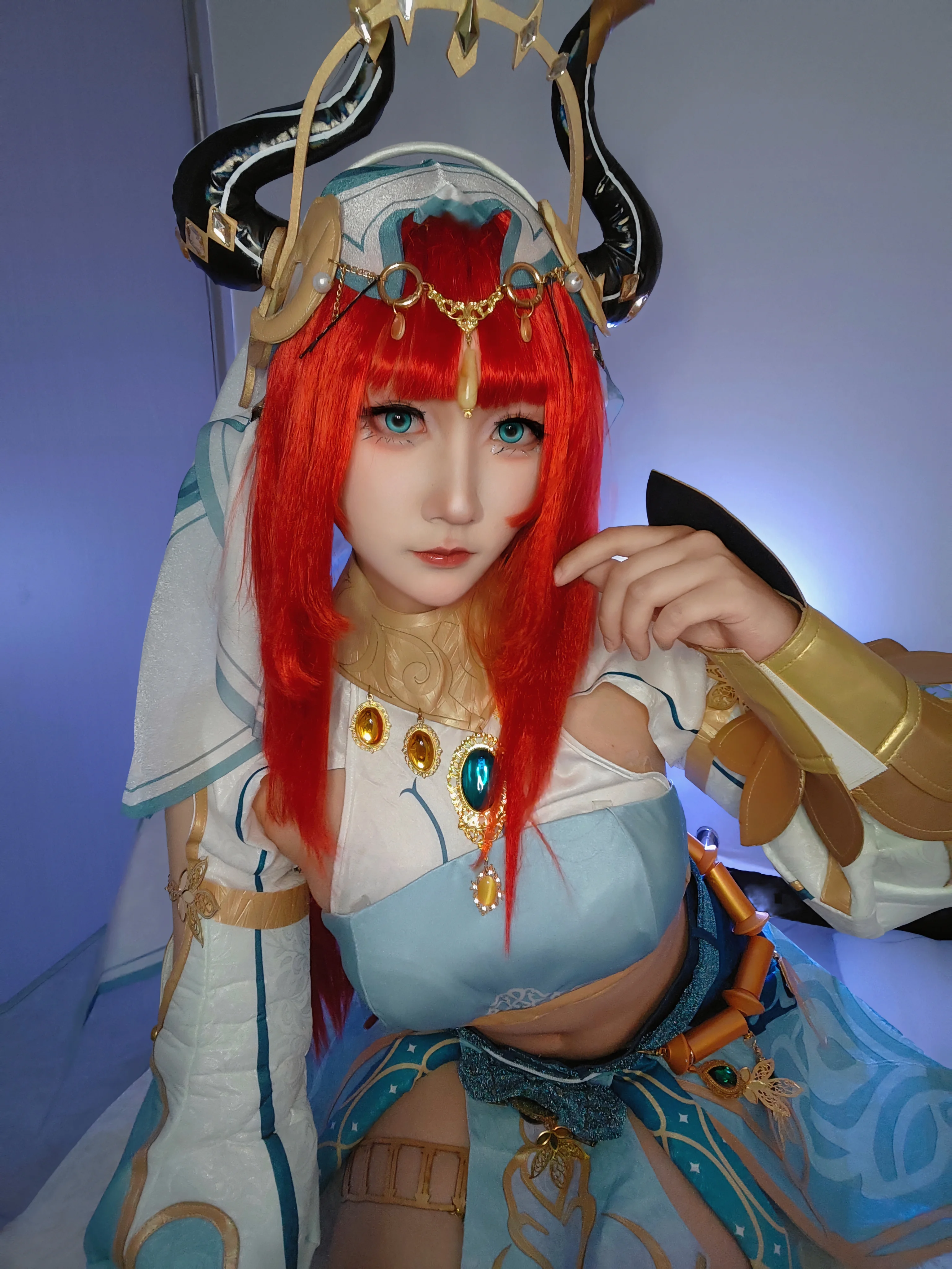 【妮露cos原神】异域红发的线下真实还原