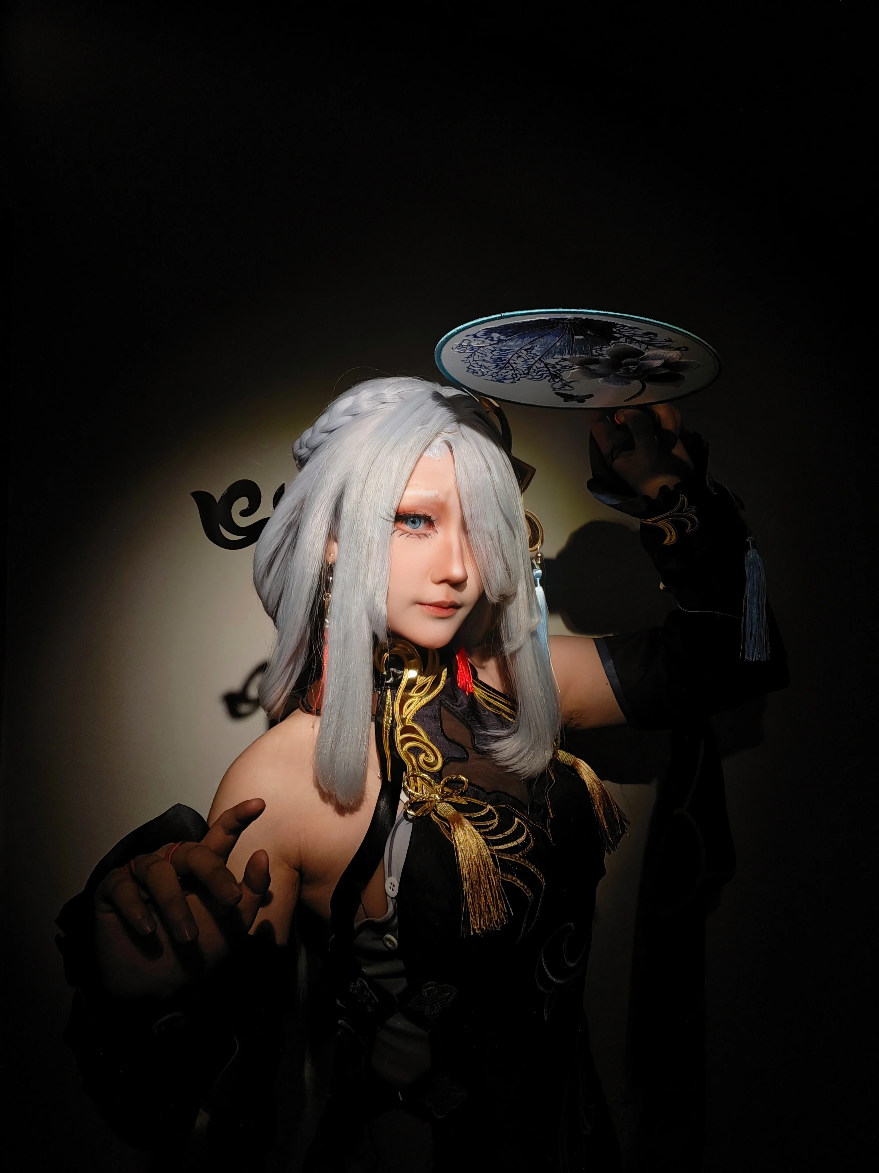 【申鹤cos】原神申鹤冷花幽露的室内棚拍分享 - 第 5 张