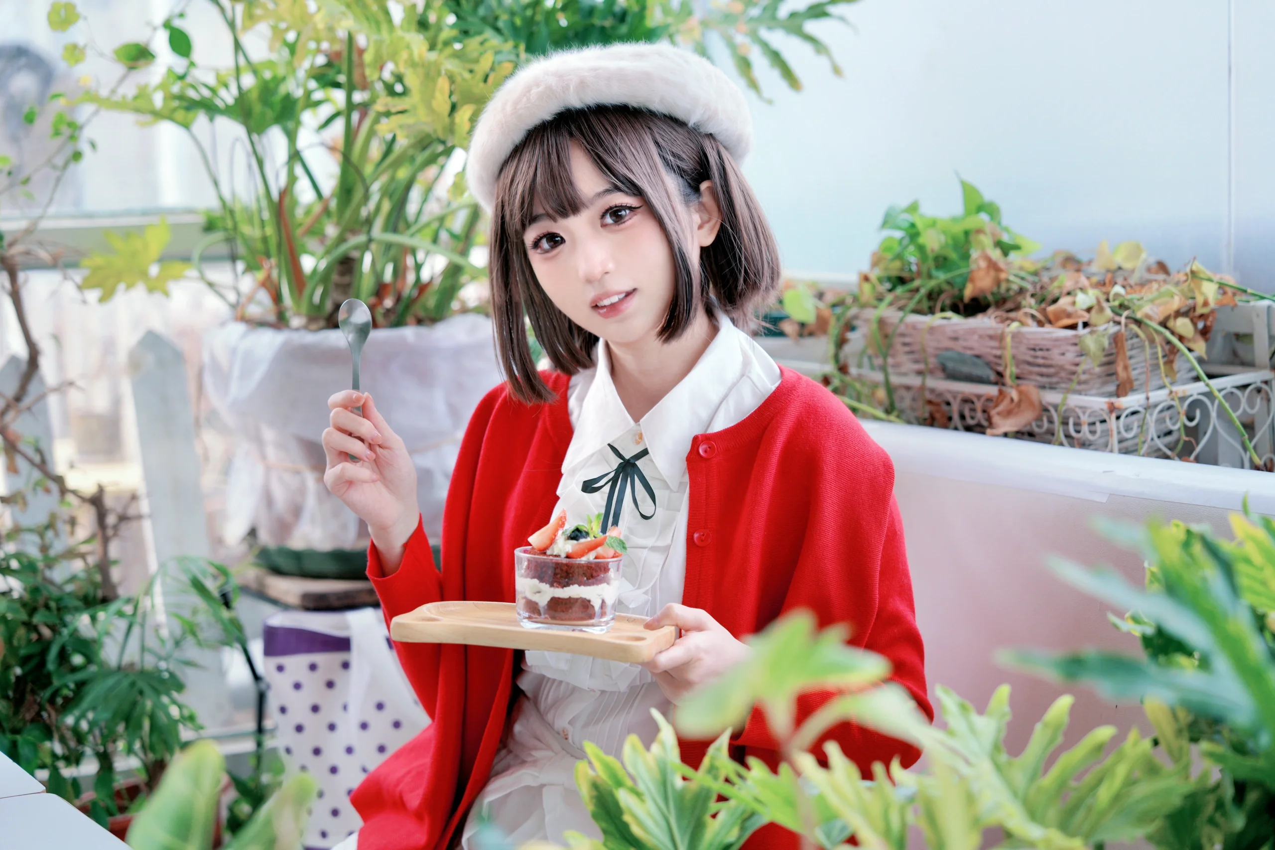 【加藤惠cos】路人女主的养成方法，自然绿植环境中的细腻日常 - 第 5 张