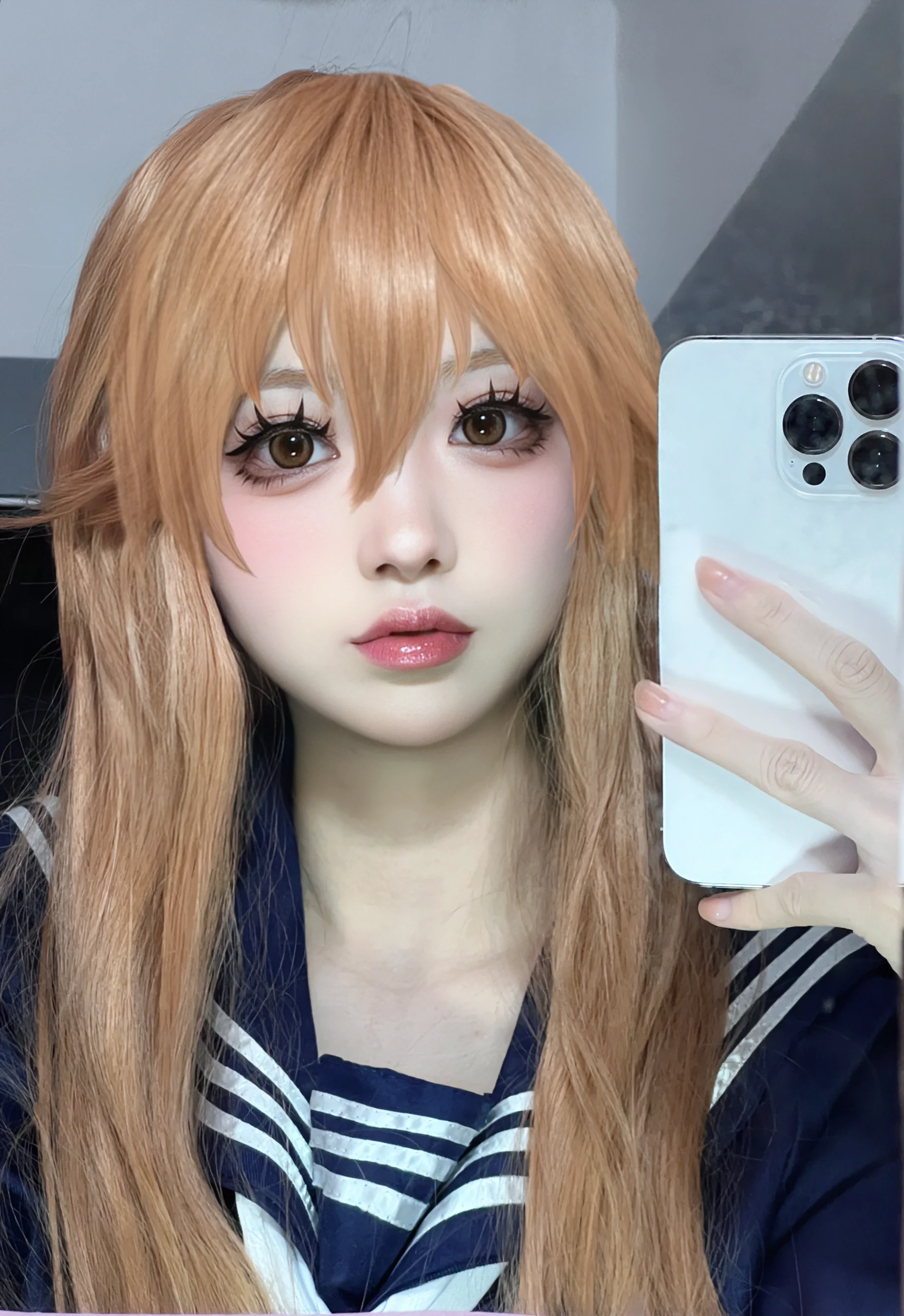 【逢坂大河 コスプレ】ツンデレ属性を纏うセーラー服少女、私の若返り秘訣 - 1 枚目
