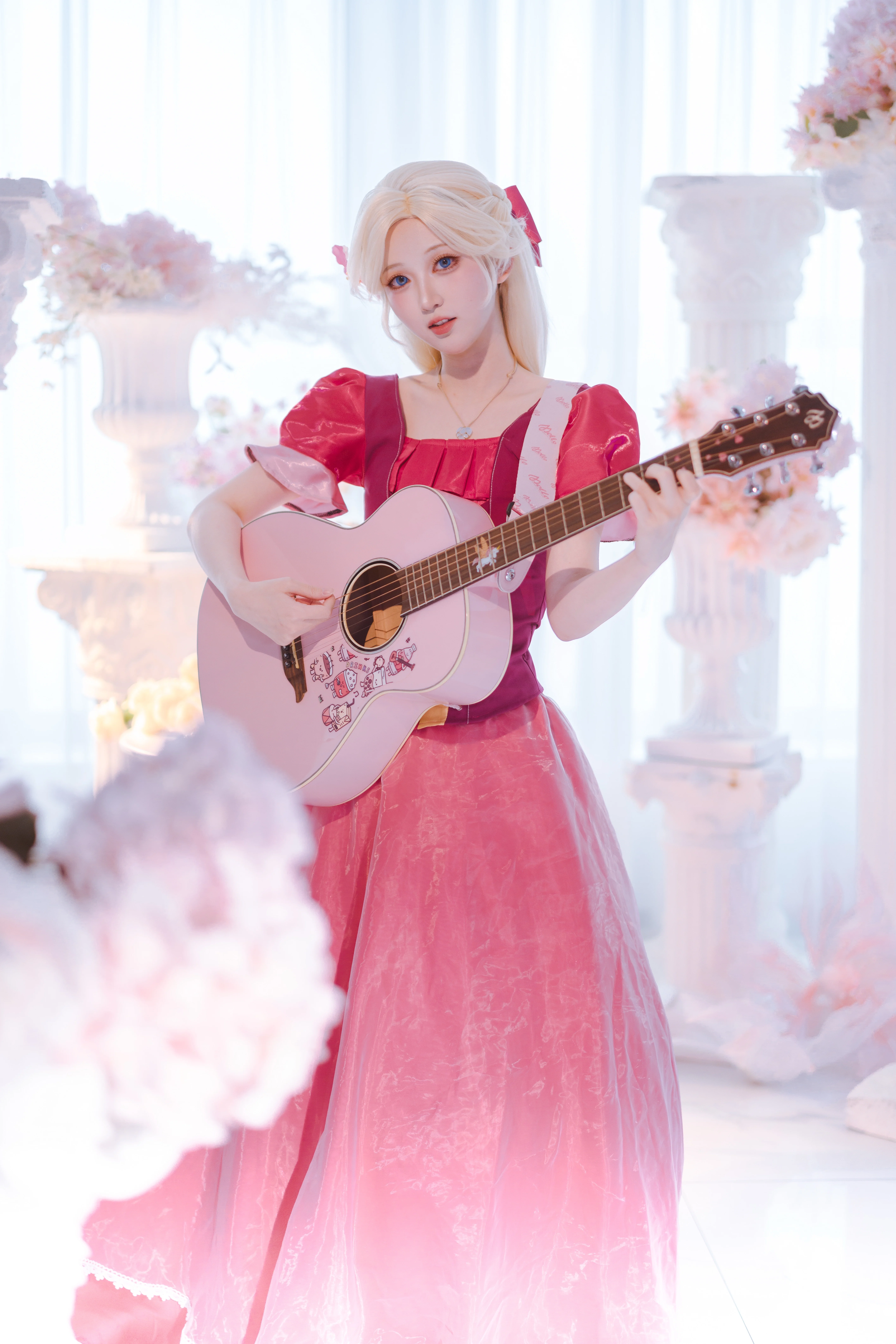 【芭比cos】钻石城堡里的音乐梦，拿起吉他的那一刻 - 第 4 张