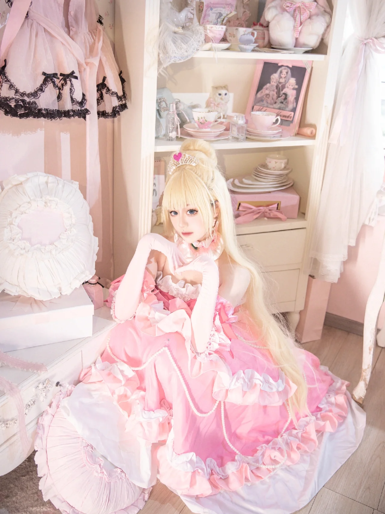 【白鳥姬cos】偶像活動stars中的星光質感與復古公主風 - 第 1 張