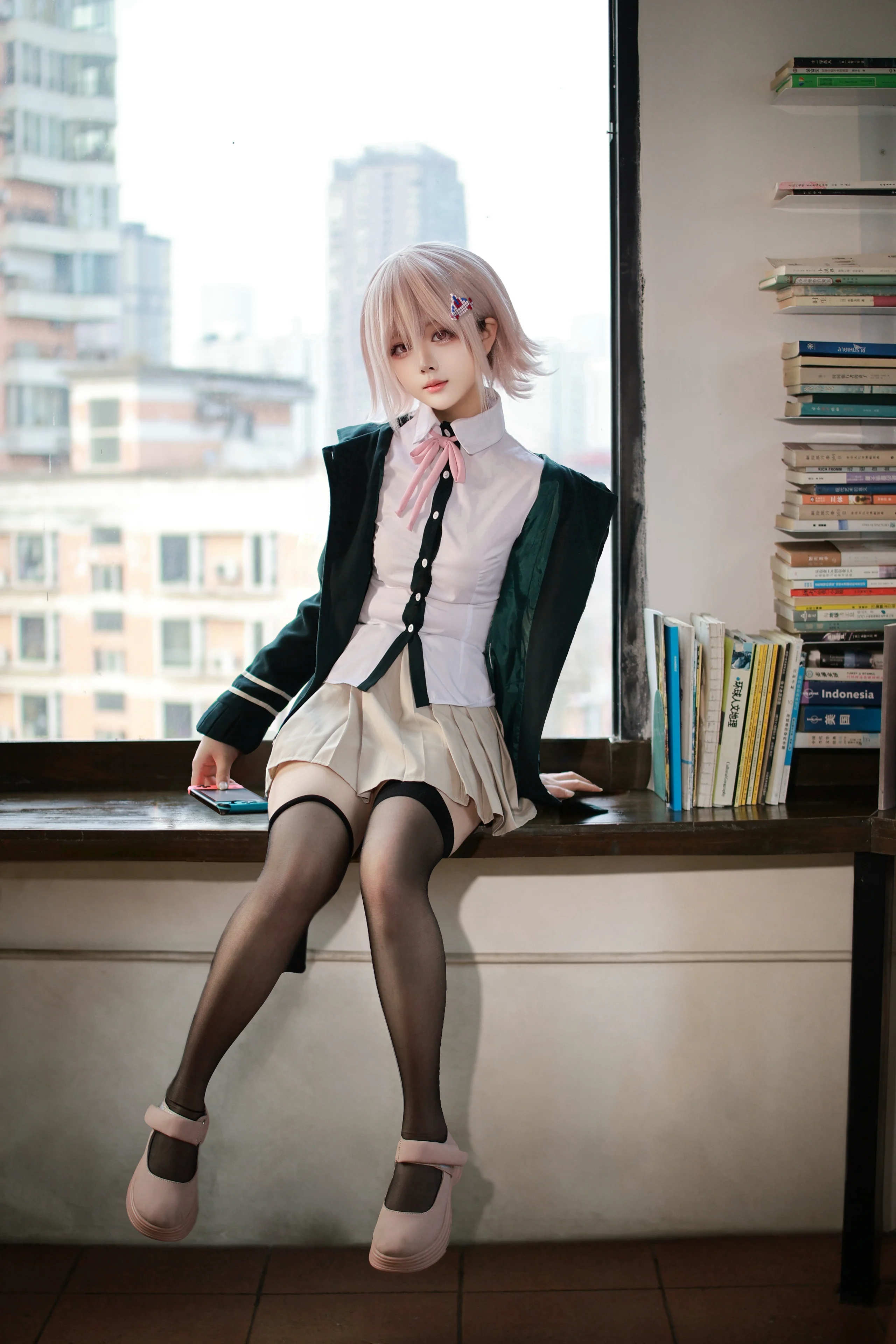 [Chiaki Nanami cosplay] The Dark Green Coat by the Window and the Restoration of Daily Life Feel