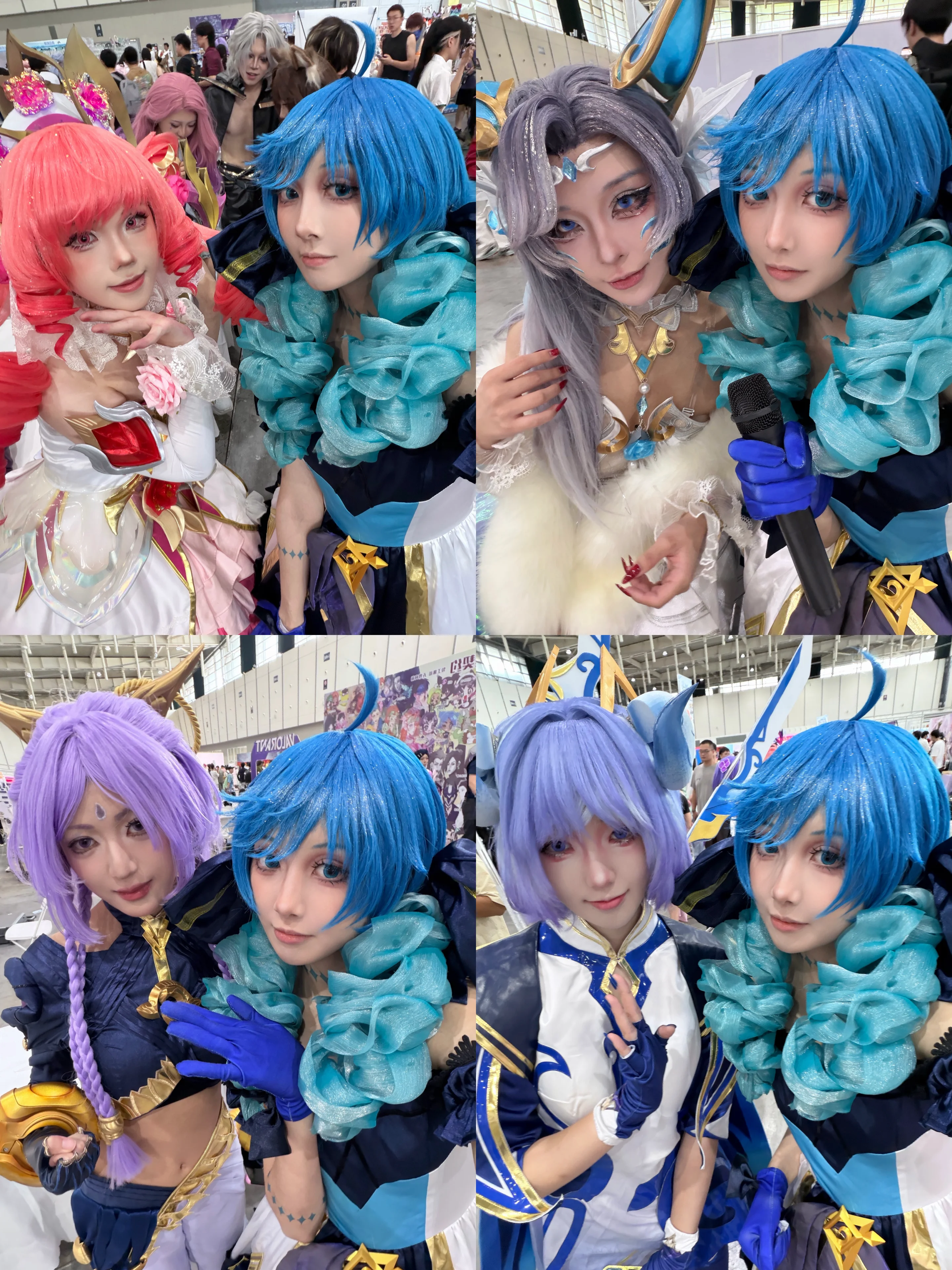 イベントでの撮影の楽しさは、この青髪スタイルと同じくらい輝いている - 5 枚目