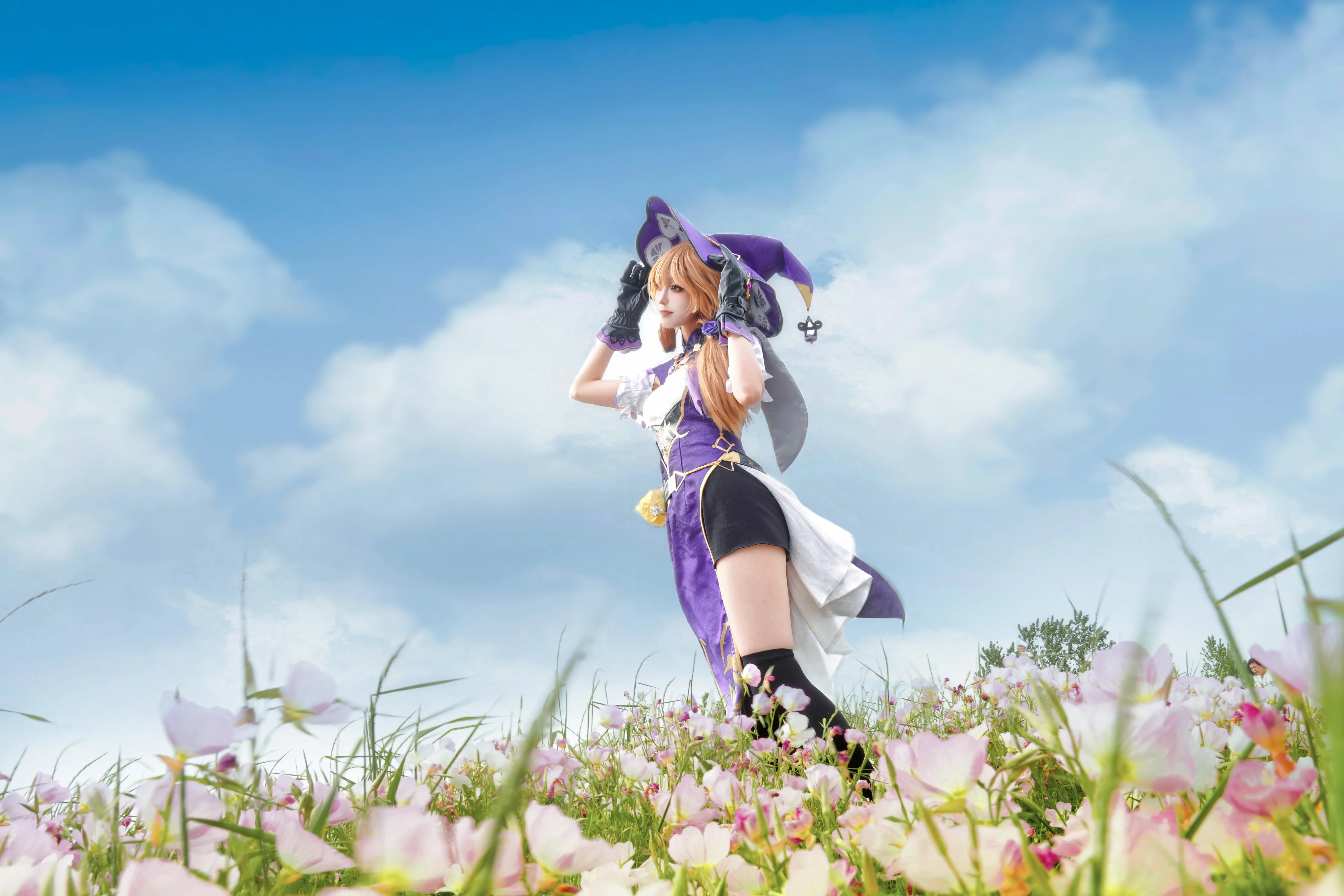 【丽莎cos】原神自由之风下的魔女与那顶不安分的帽