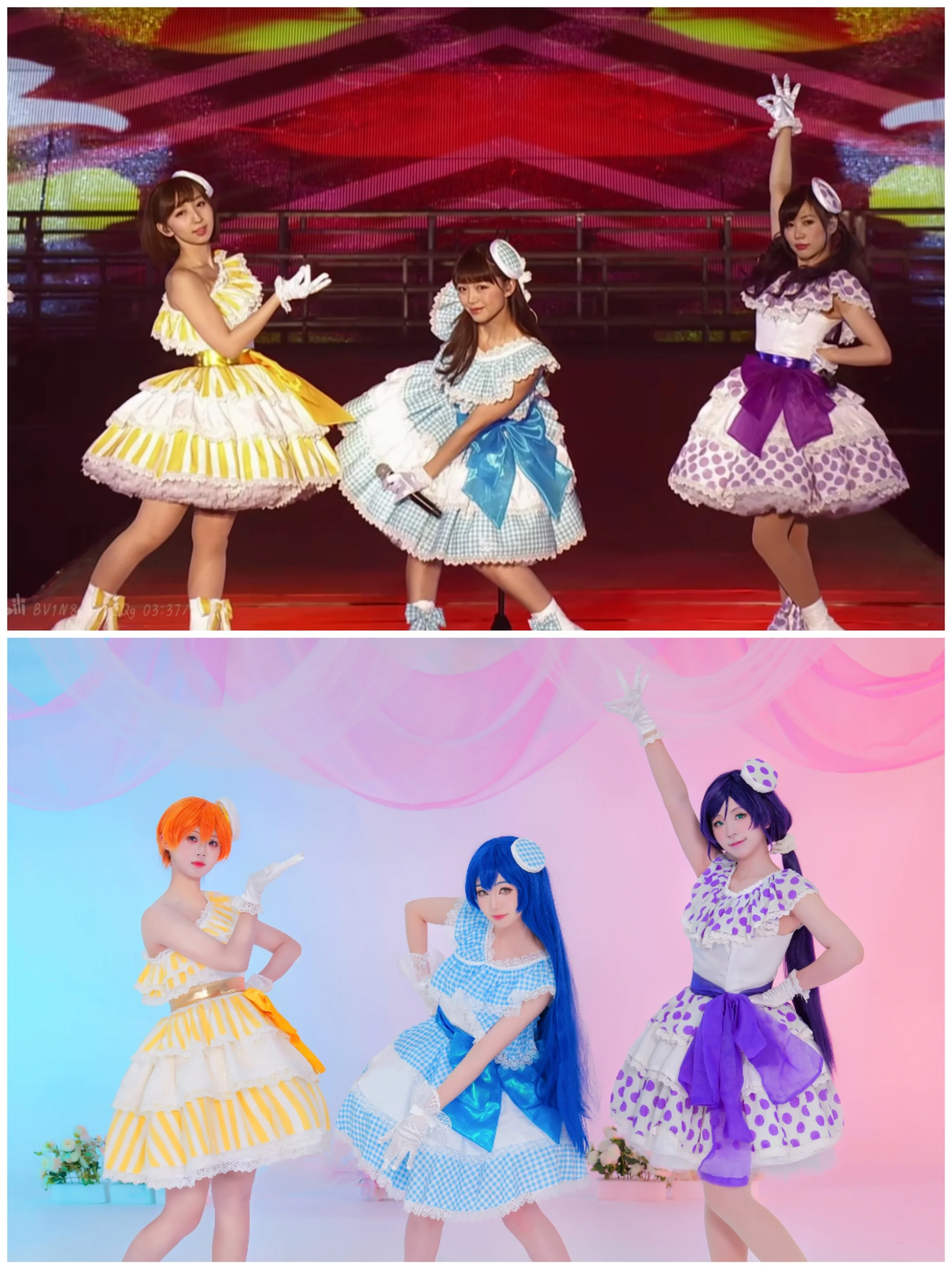 【星空凛、园田海未、东条希cos】LoveLive!缪斯莉莉白三人组棚拍记录 - 第 1 张