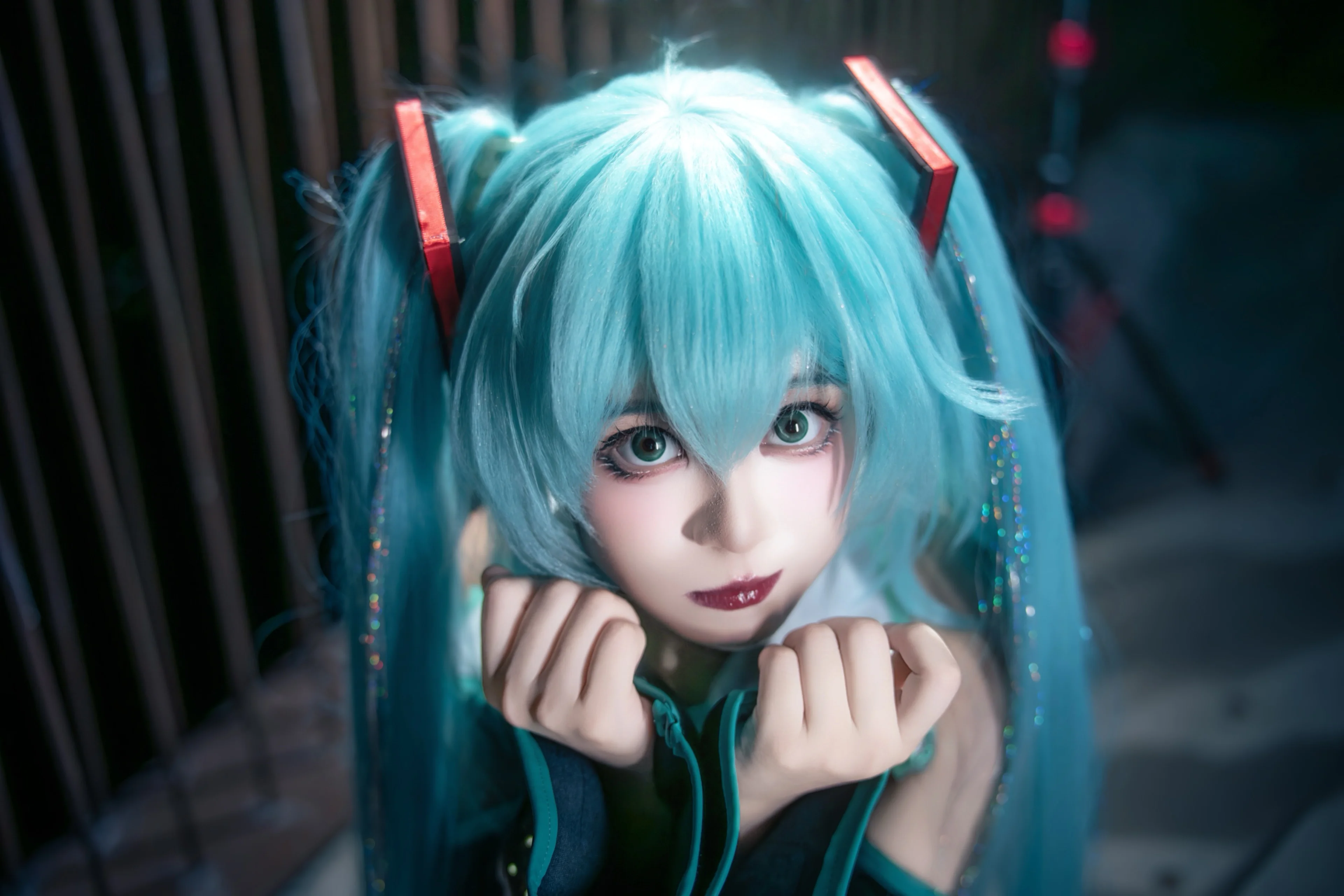 【初音未来cos】夜色与光影中的Miku正片分享