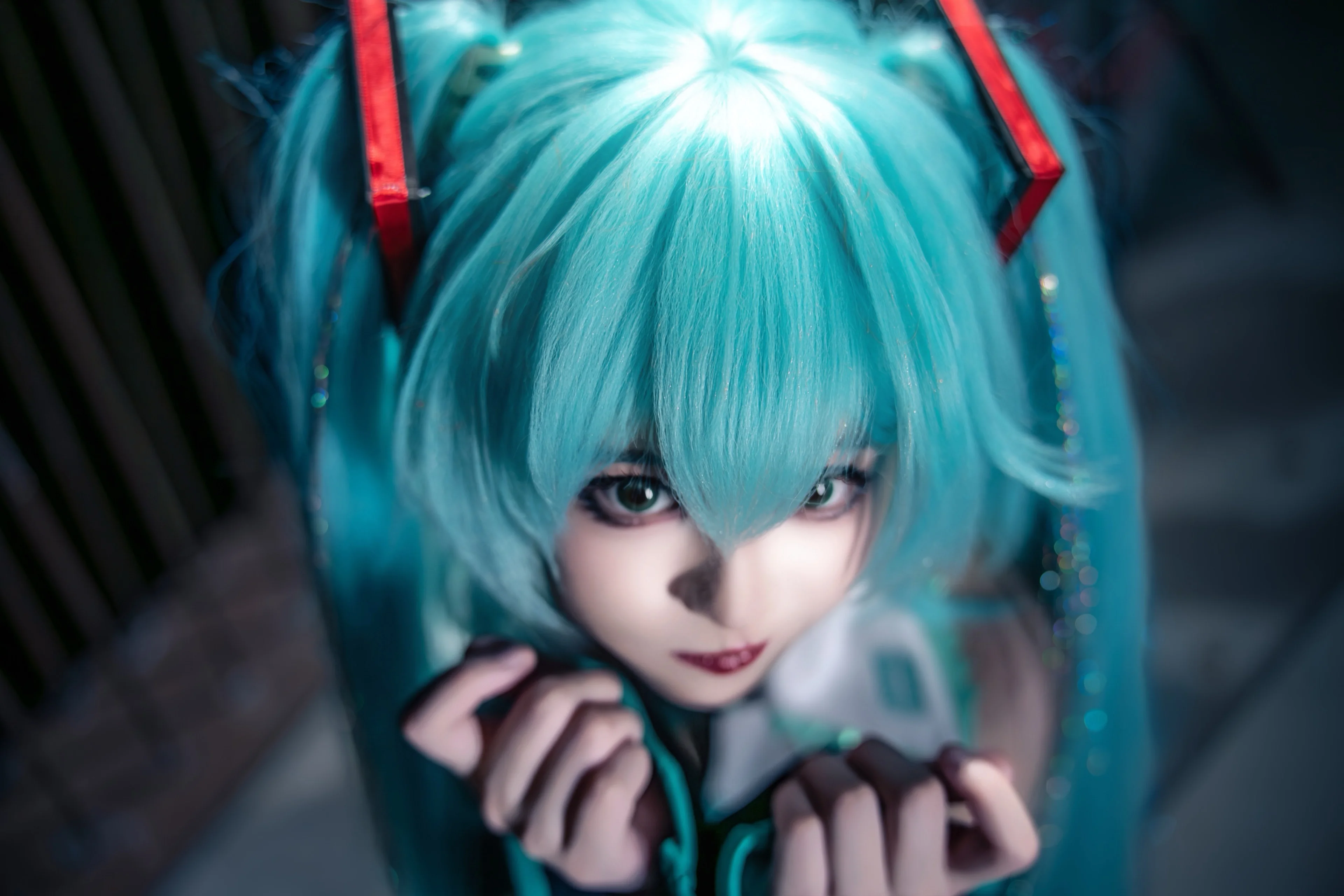 【初音未来cos】夜色与光影中的Miku正片分享 - 第 4 张