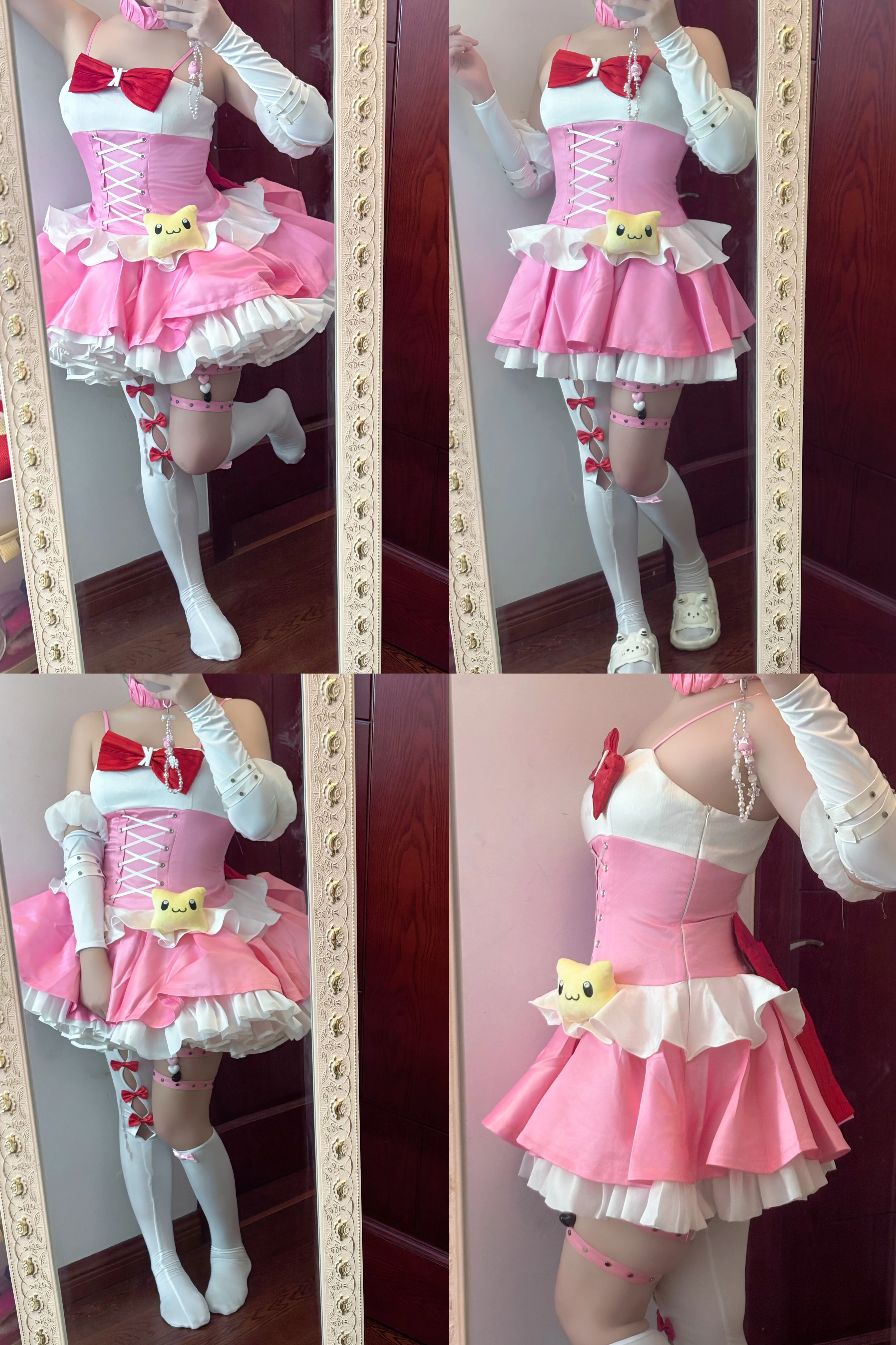 【エリとチナツ コスプレ】『ゼンレスゾーンゼロ』コラボ衣装の試着コーデ！パニエで魅せるアイドル感 - 1 枚目