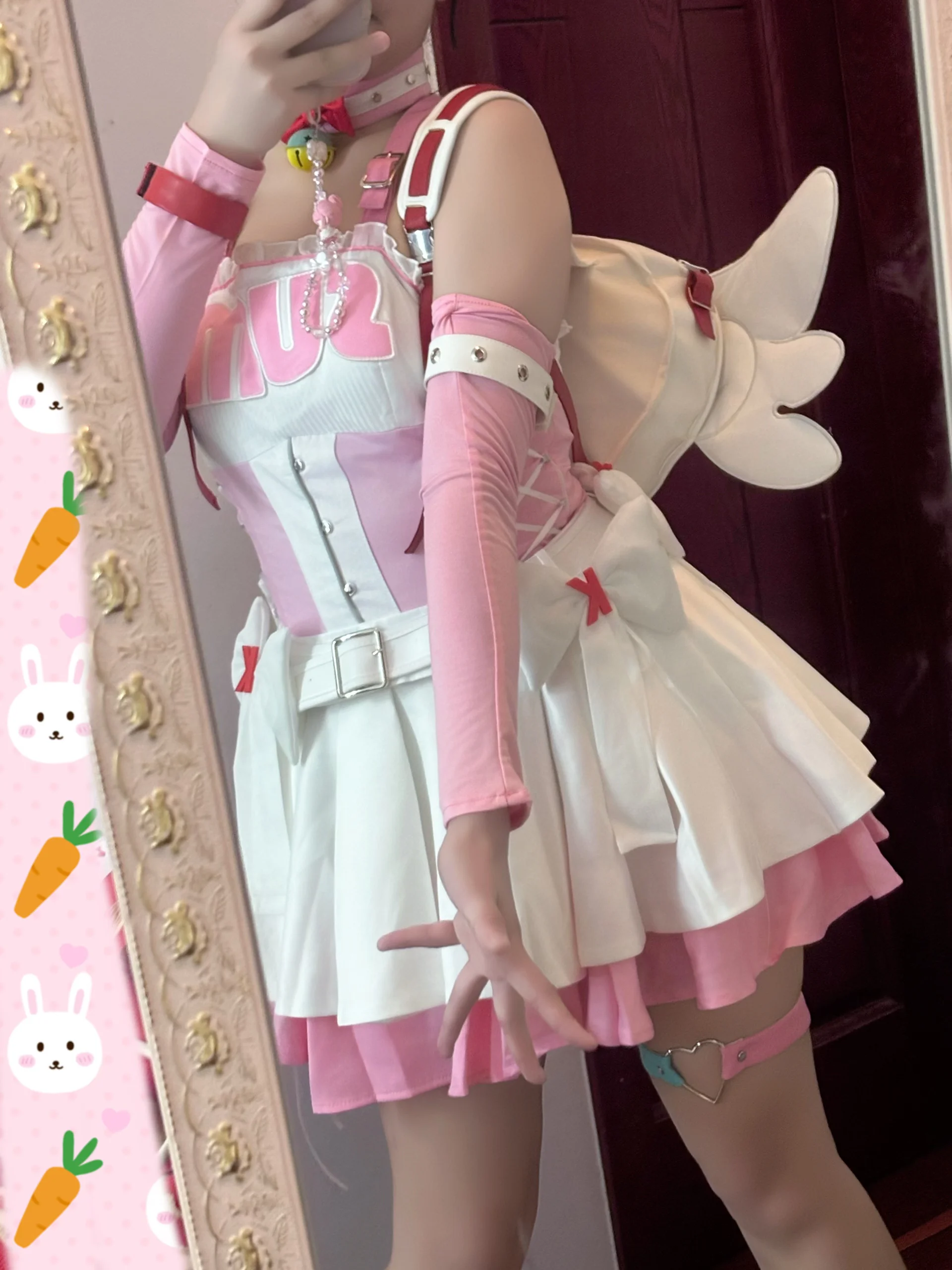 【エリとチナツ コスプレ】『ゼンレスゾーンゼロ』コラボ衣装の試着コーデ！パニエで魅せるアイドル感 - 12 枚目