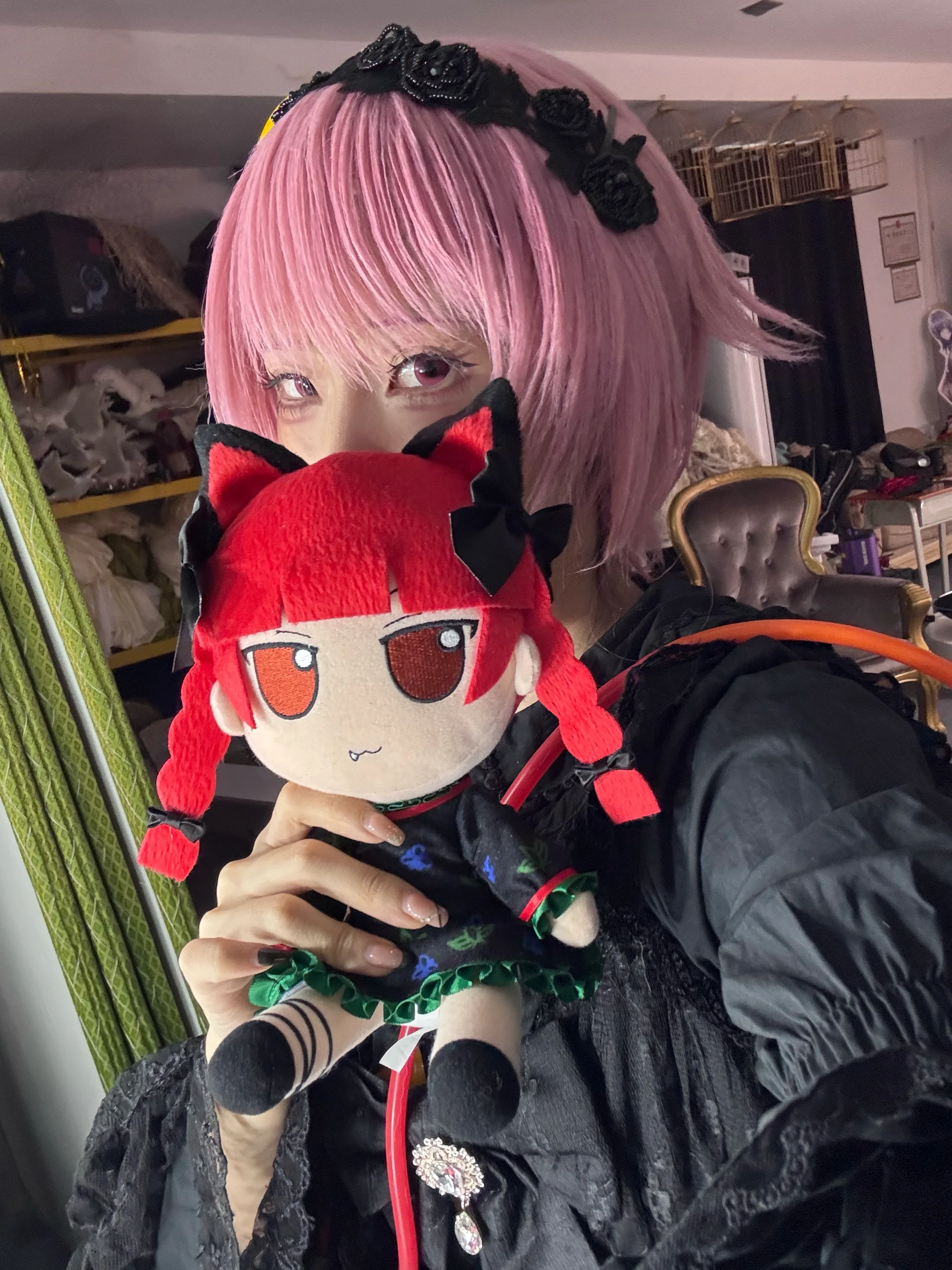 【古明地觉cos】东方Project的黑觉企划，暗黑哥特少女 - 第 2 张